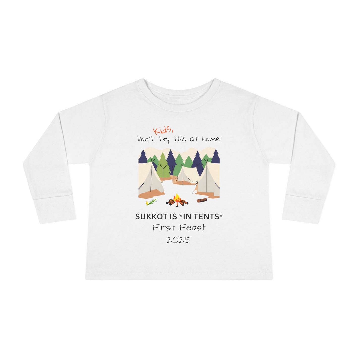 Personalized Sukkot- Toddler Long Sleeve Tee