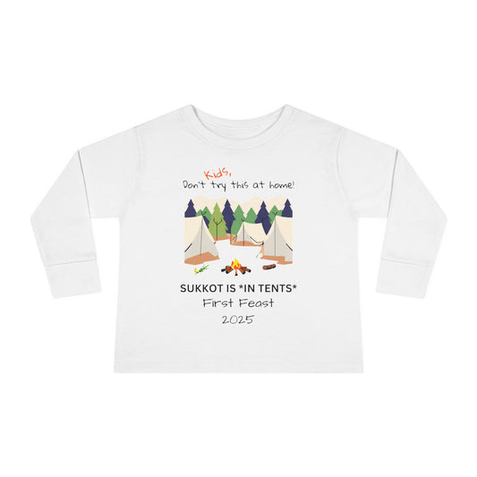 Personalized Sukkot- Toddler Long Sleeve Tee