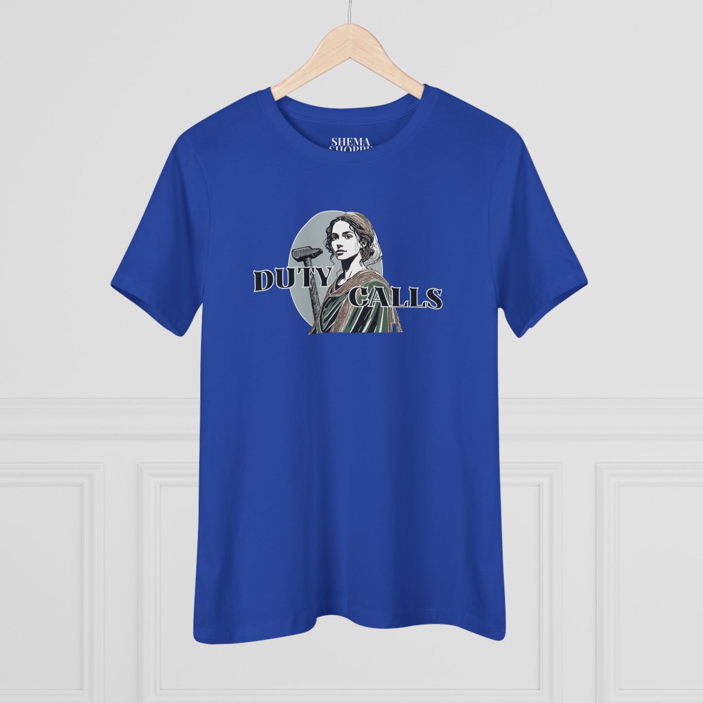 Duty Calls Yael Strong Woman Cotton Bible Shirt