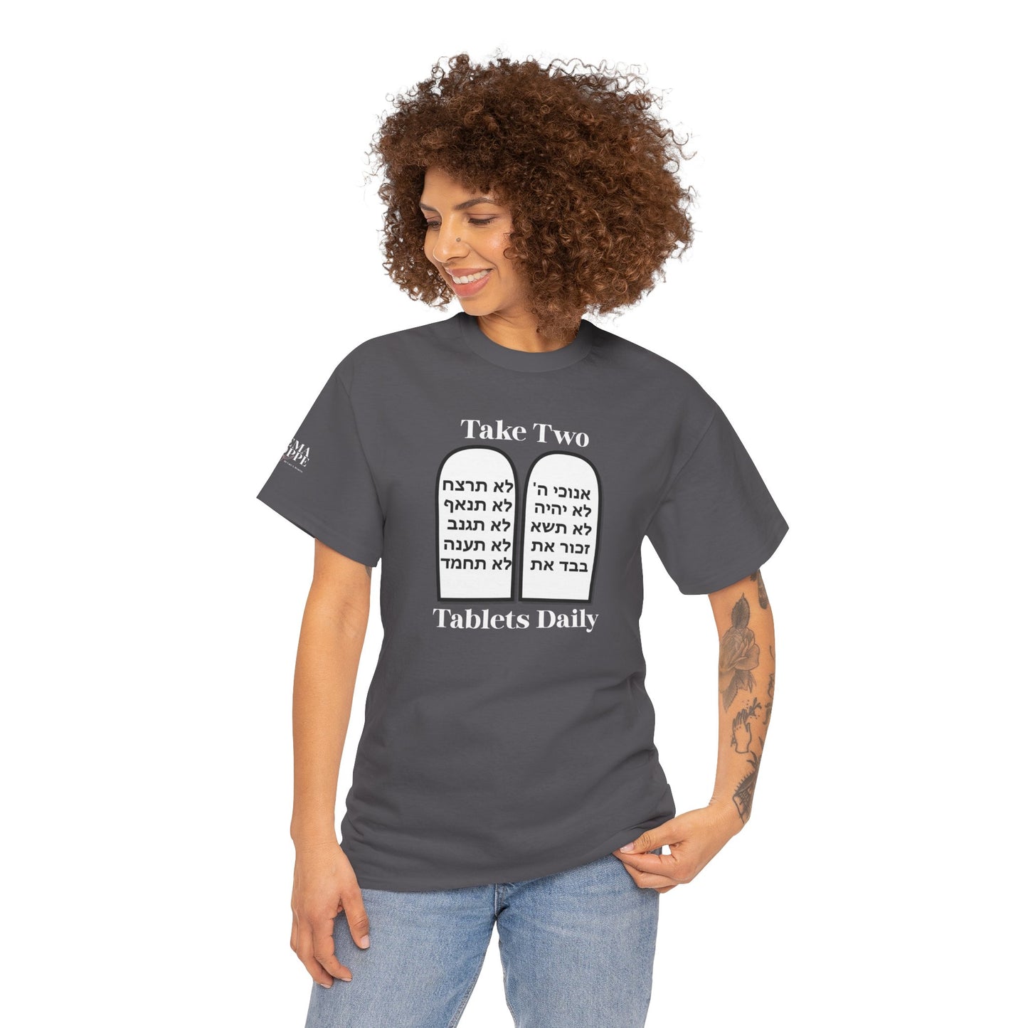 Unisex Tee Take Two Tablets Daily Commandments Shirt