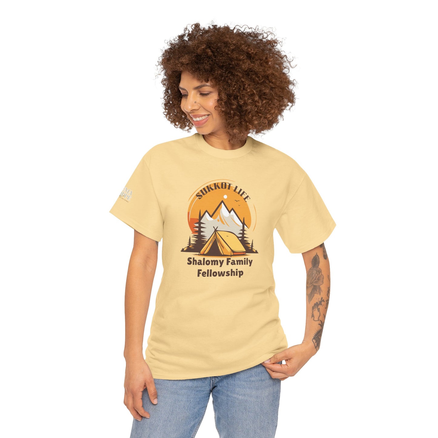 Personalized Sukkot Life Tee - Camping Biblical Feast Fellowship Shirt