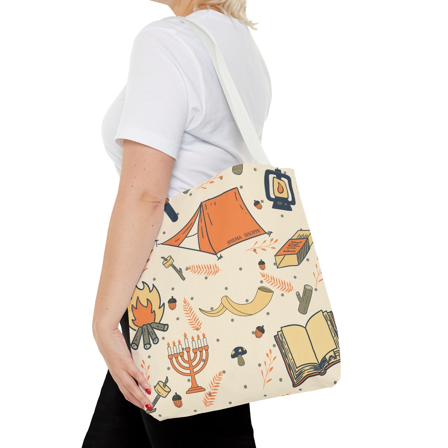 Sukkot Tents Tote Bag (AOP)