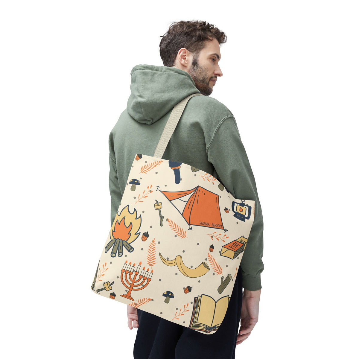Sukkot Tents Tote Bag (AOP)