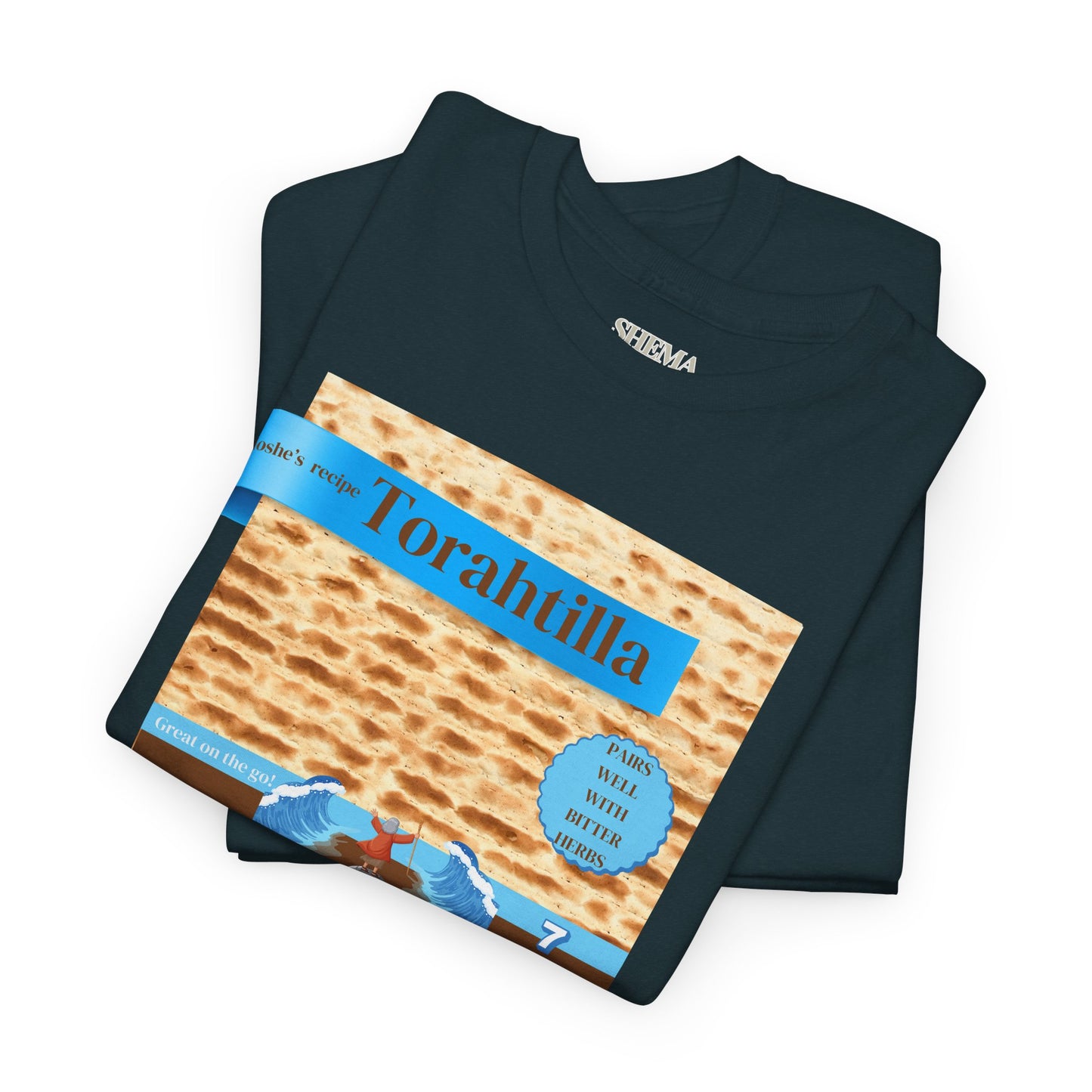 Passover Matzo Unisex Tee - Moshe's Recipe Torahtillas Cotton Funny Shirt