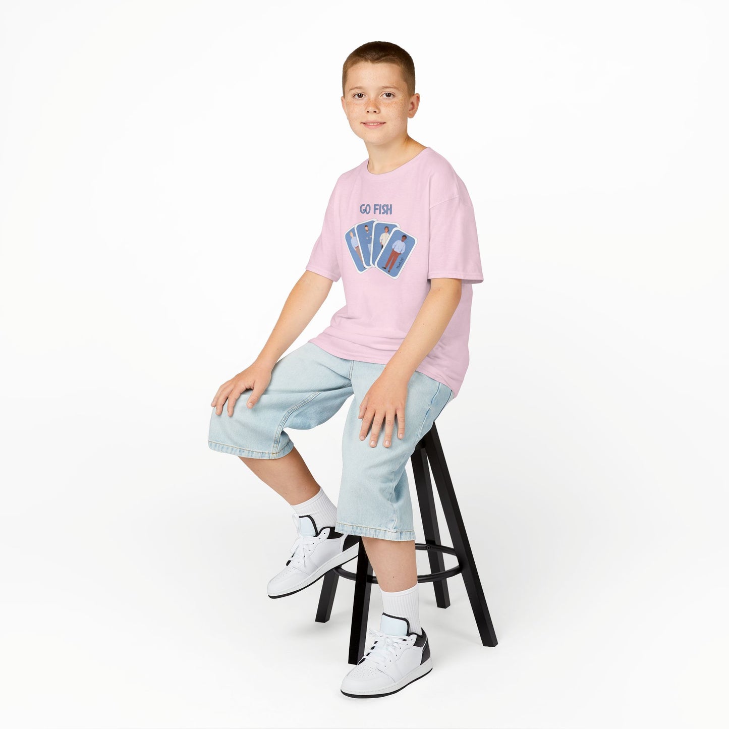 Fishers of Men Go Fish Bible Verse Kid's Cotton T-shirt