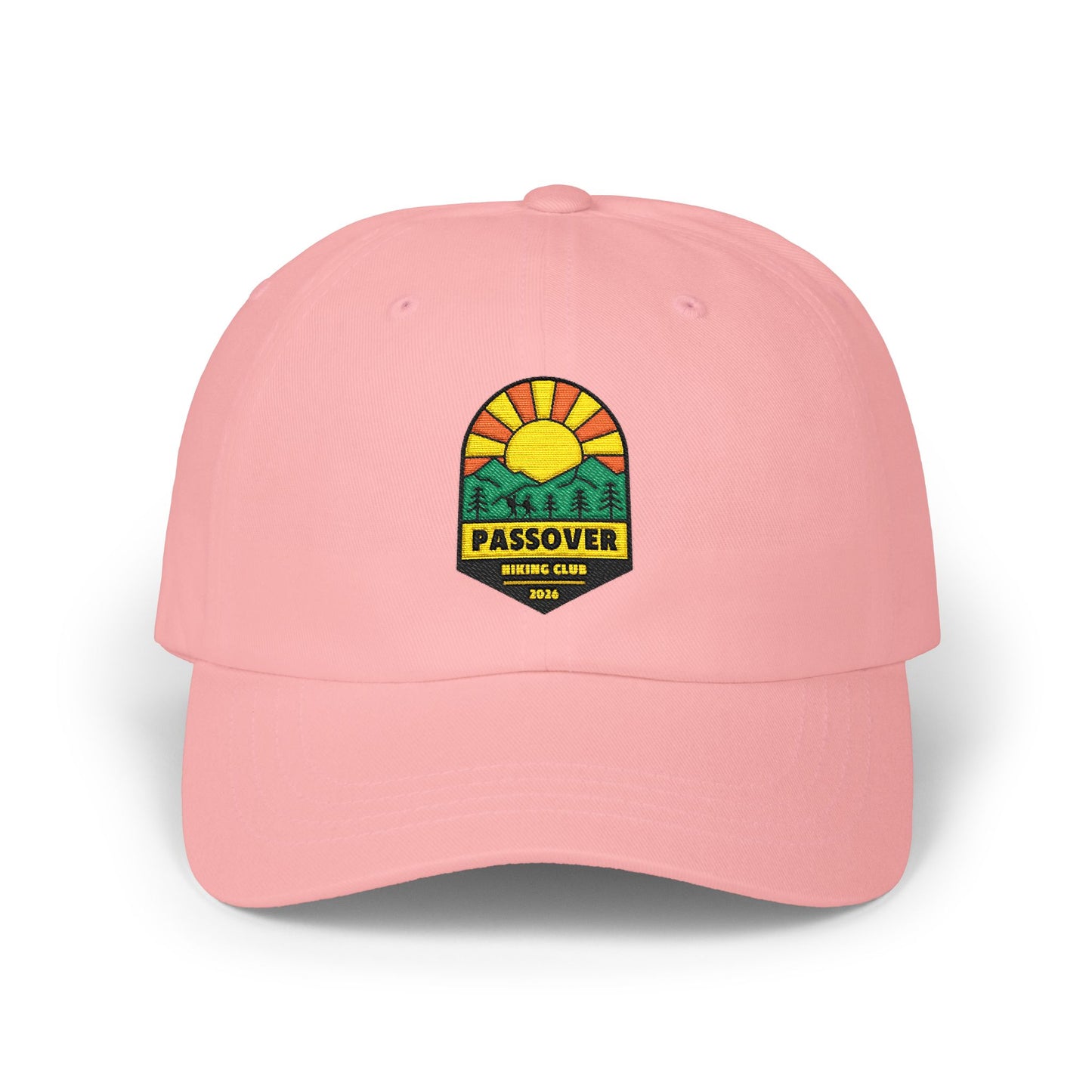 Passover Hiking Club Embroidered Dad Cap — 100% Cotton Bible Humor