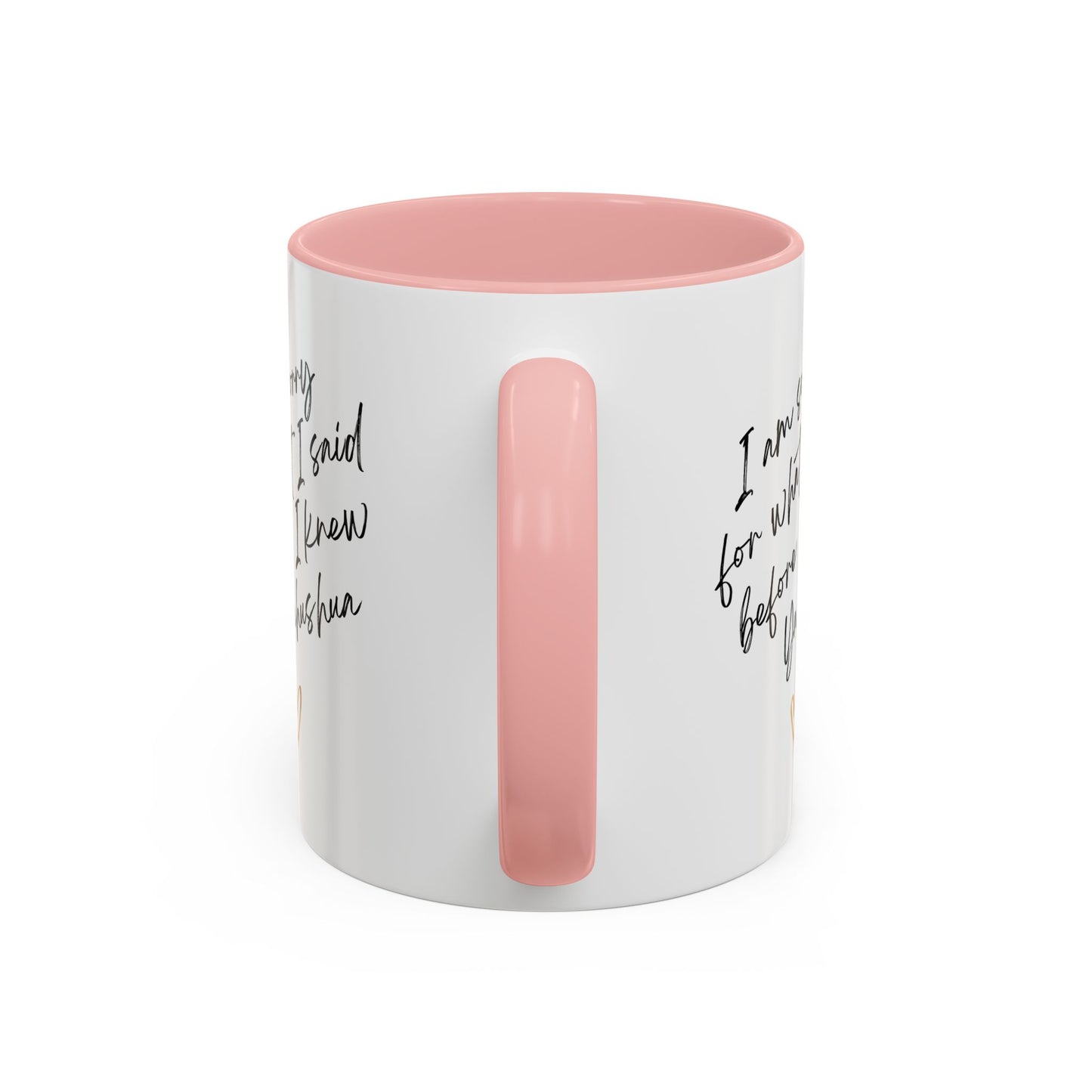 I'm Sorry (Yahushua) Accent Coffee Mug (11, 15oz)