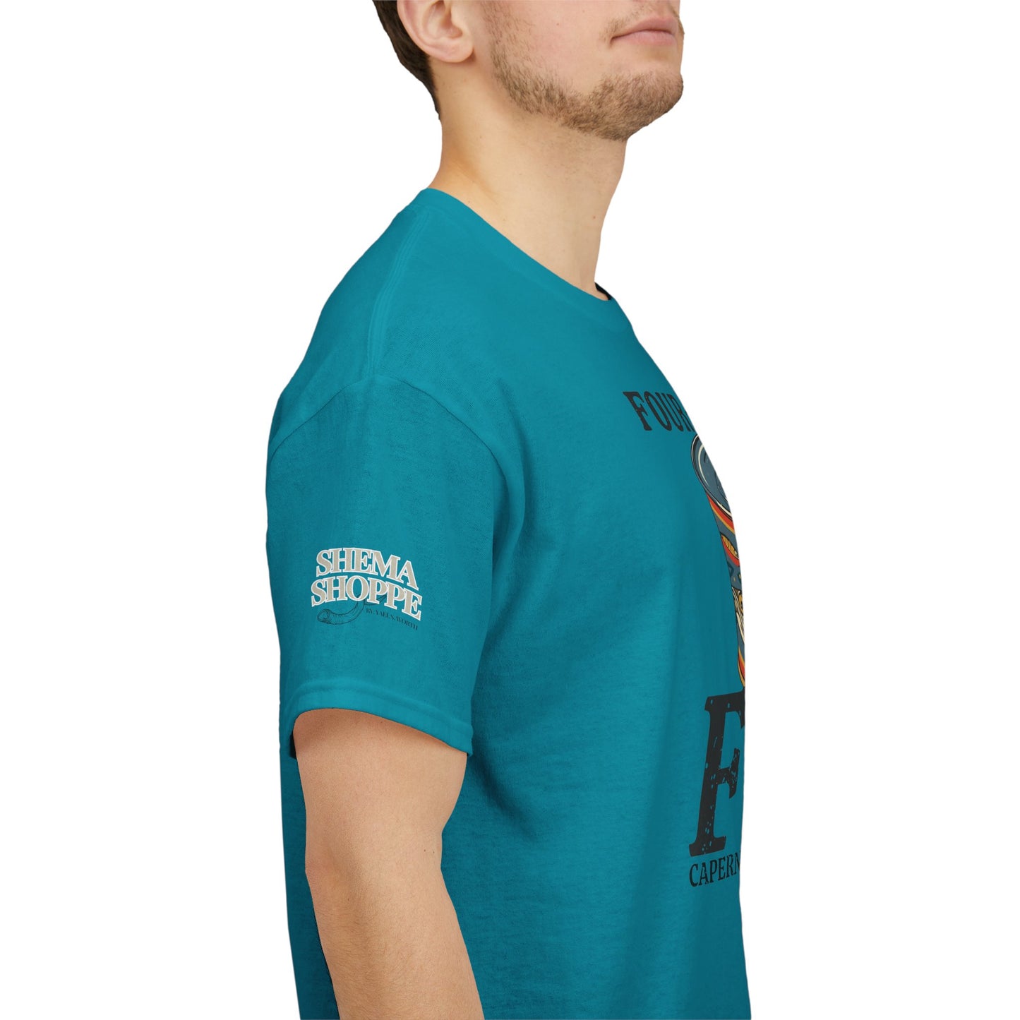 Vintage Four-Drachma Fish Co Matthew 17:24-27 Unisex Tee for Fishermen and Bible Enthusiasts