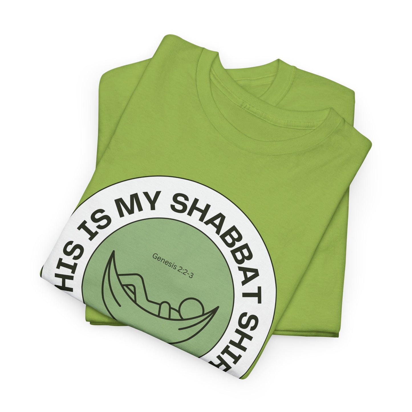 This Is My Shabbat Shirt — Chilling Out Is a Commandment Hammock Sabbath Cotton Tee