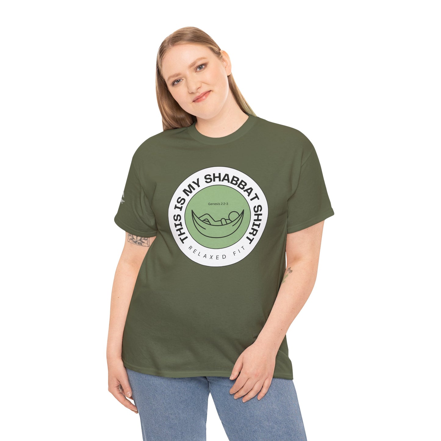 This Is My Shabbat Shirt — Chilling Out Is a Commandment Hammock Sabbath Cotton Tee