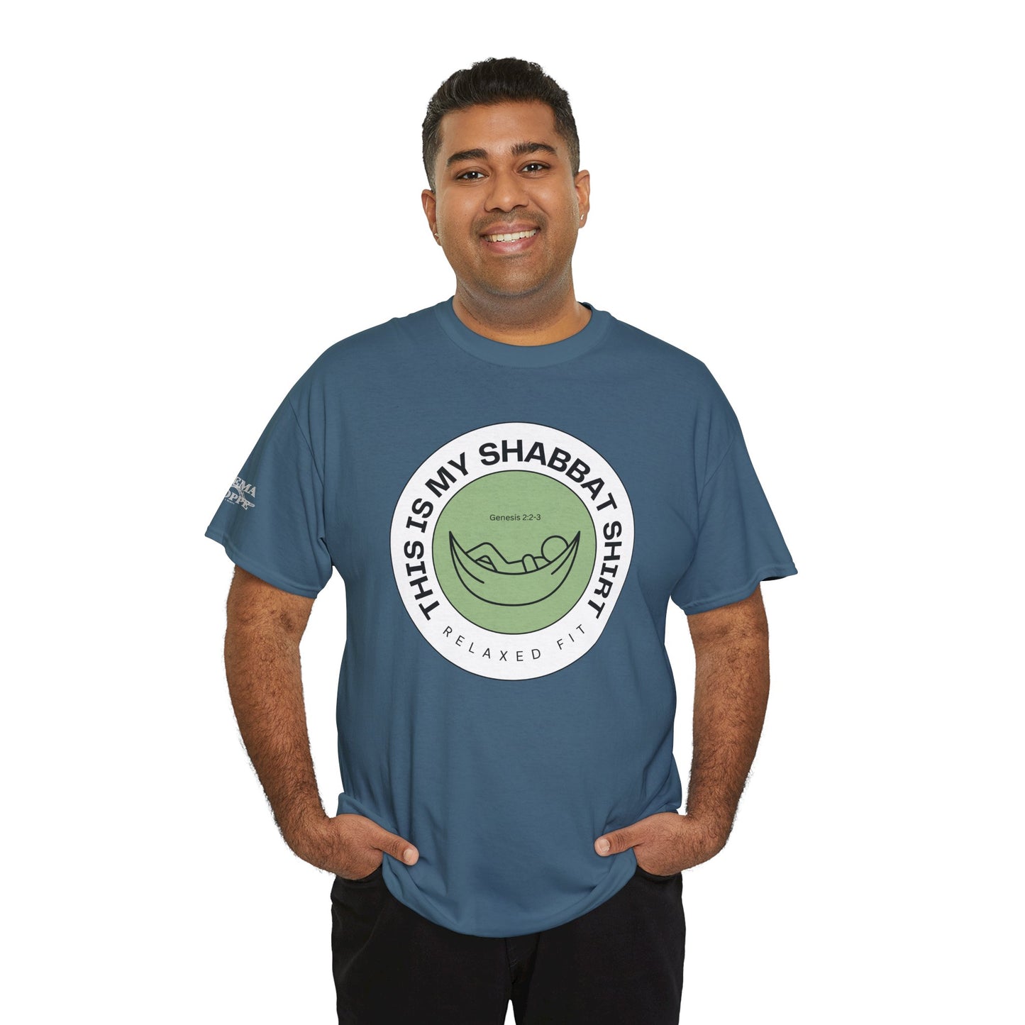 This Is My Shabbat Shirt — Chilling Out Is a Commandment Hammock Sabbath Cotton Tee
