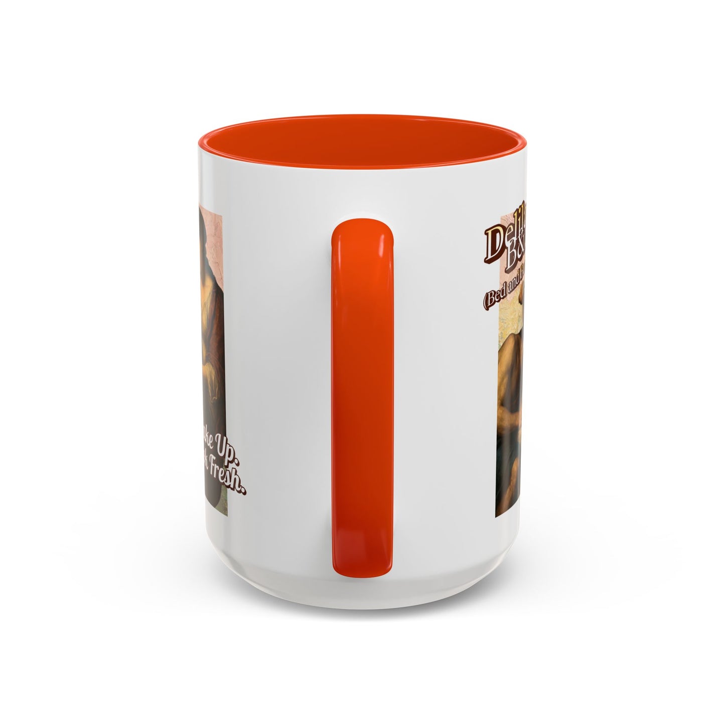 Funny Vintage Sampson Delilah's B&B Coffee Mug Bible Humor