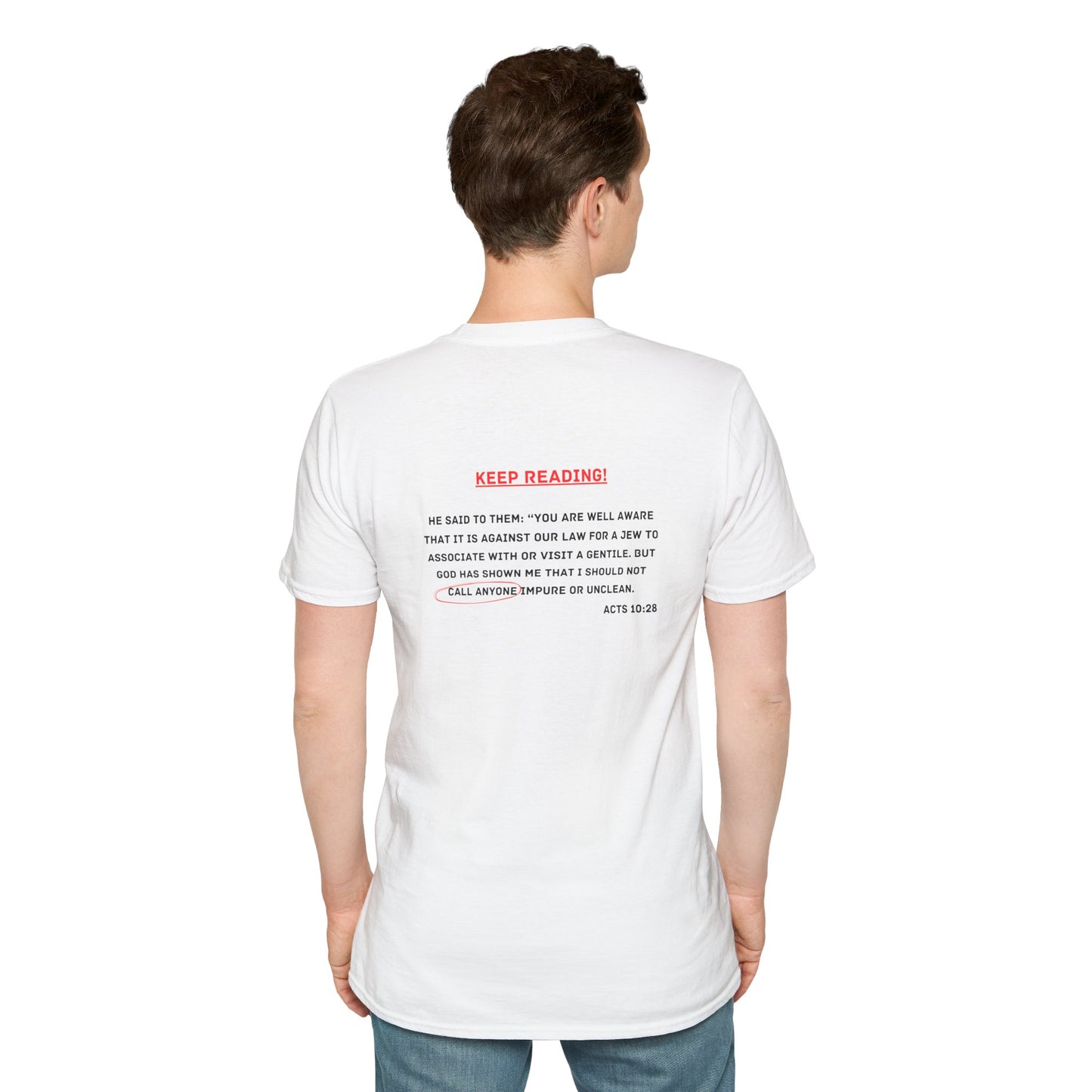 Straight Outta Context Unisex Softstyle T-Shirt