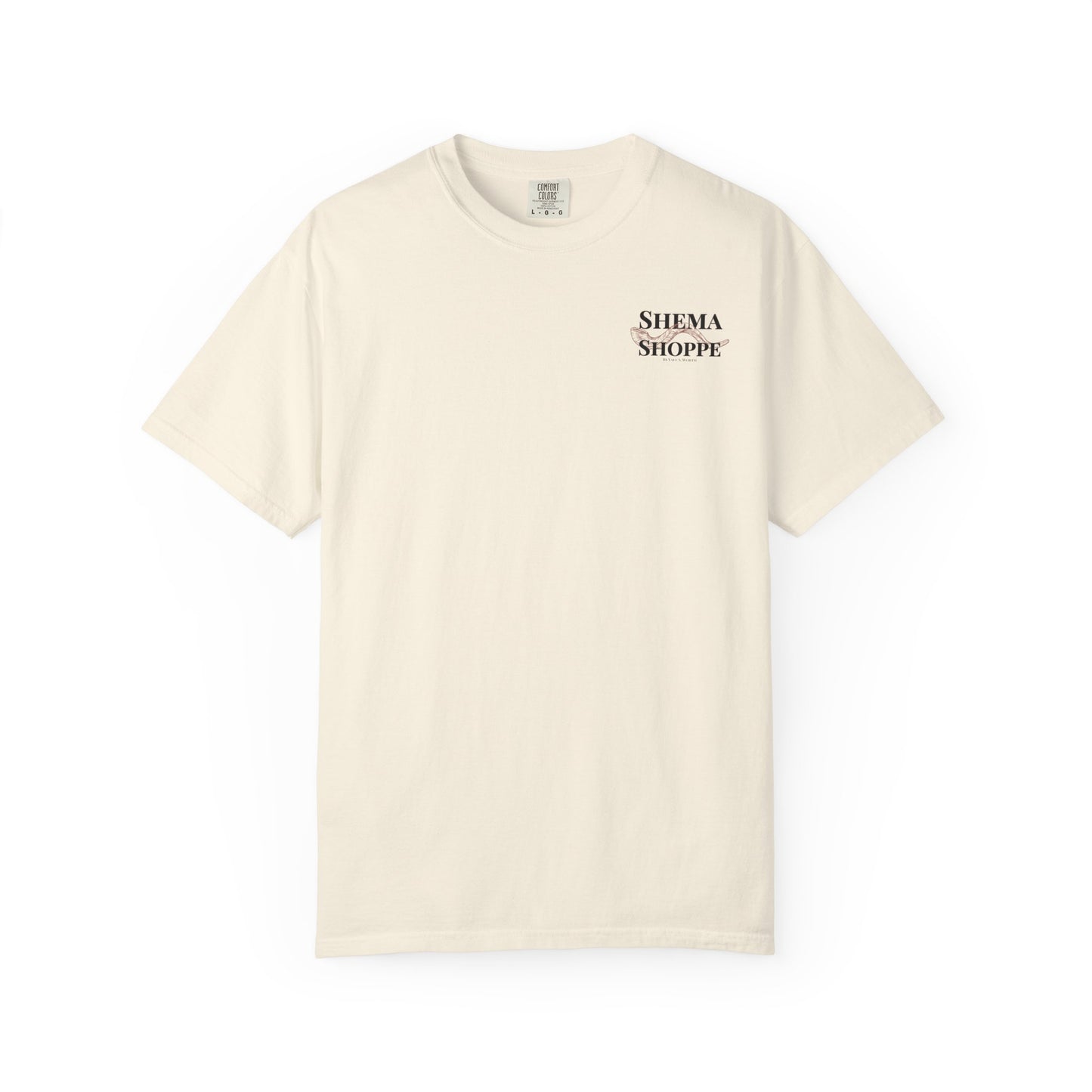 Open your Mouth Garment-Dyed T-Shirt — Rescue the Oppressed Back Print