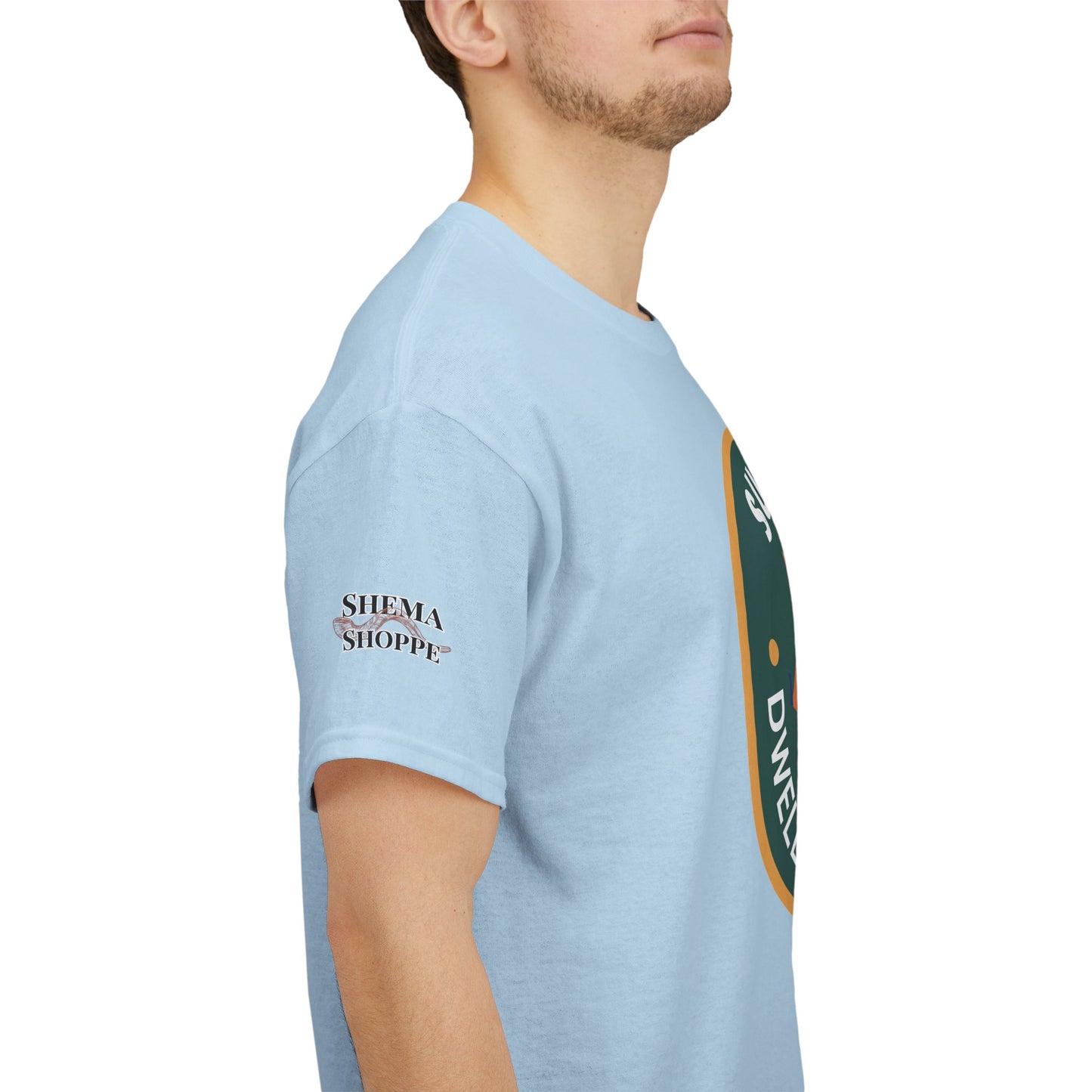 Sukkot Camping Tee — “Dwell With Yeshua” Biblical Feast T‑Shirt