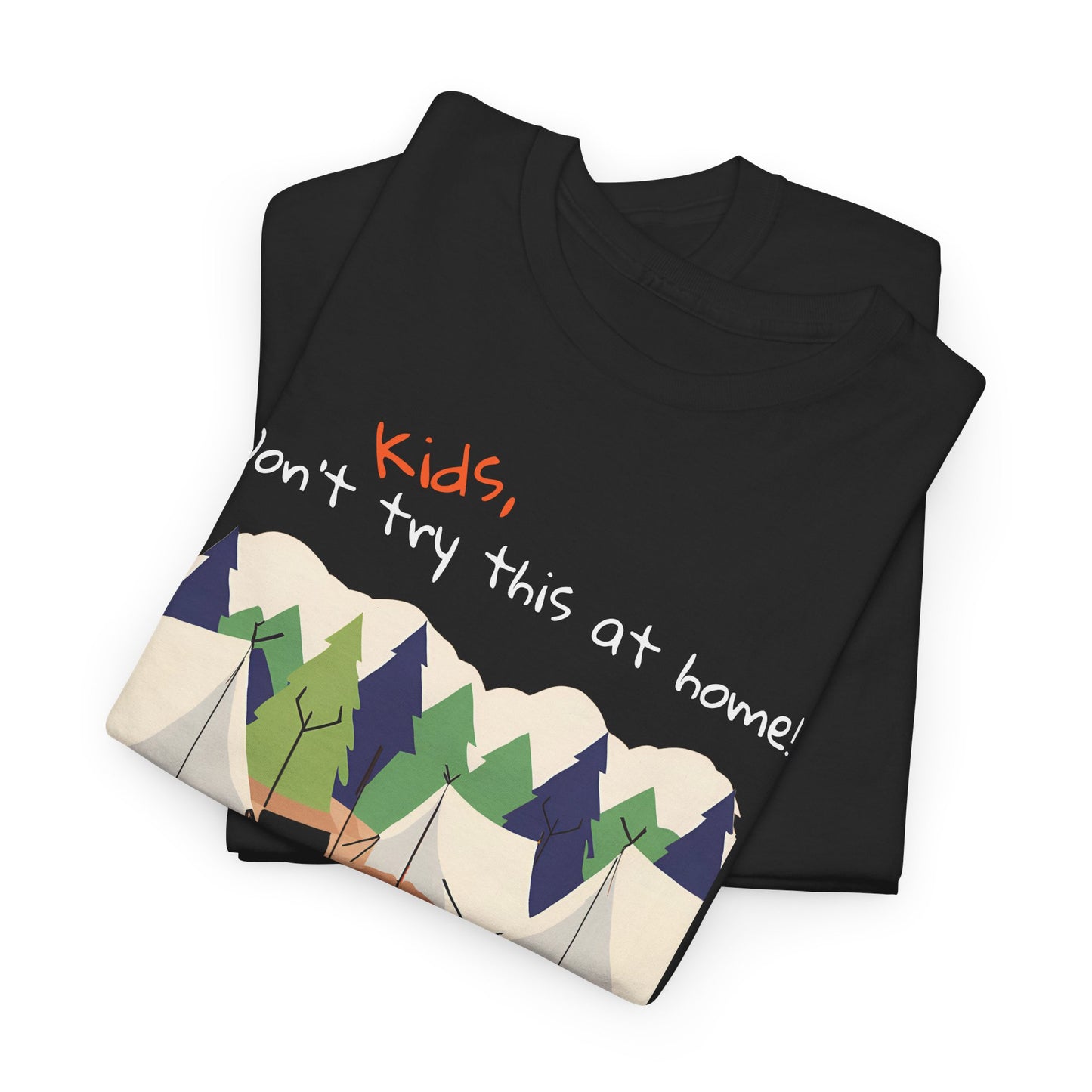 Personalized Kids, Don't Try This At Home Sukkot Shirt, dark colors