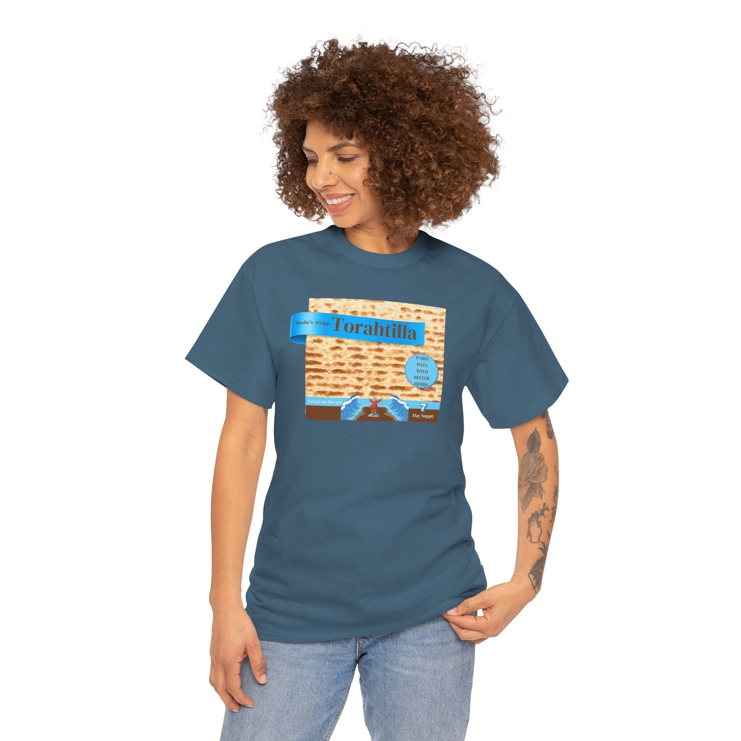 Passover Matzo Unisex Tee - Moshe's Recipe Torahtillas Cotton Funny Shirt