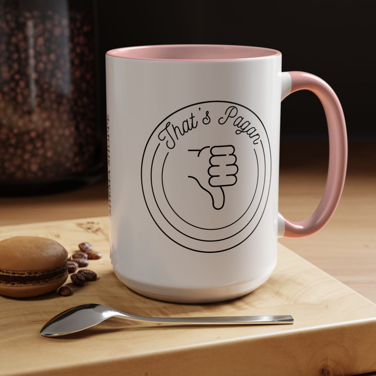 That's Pagan Thumbs Down Accent Coffee Mug