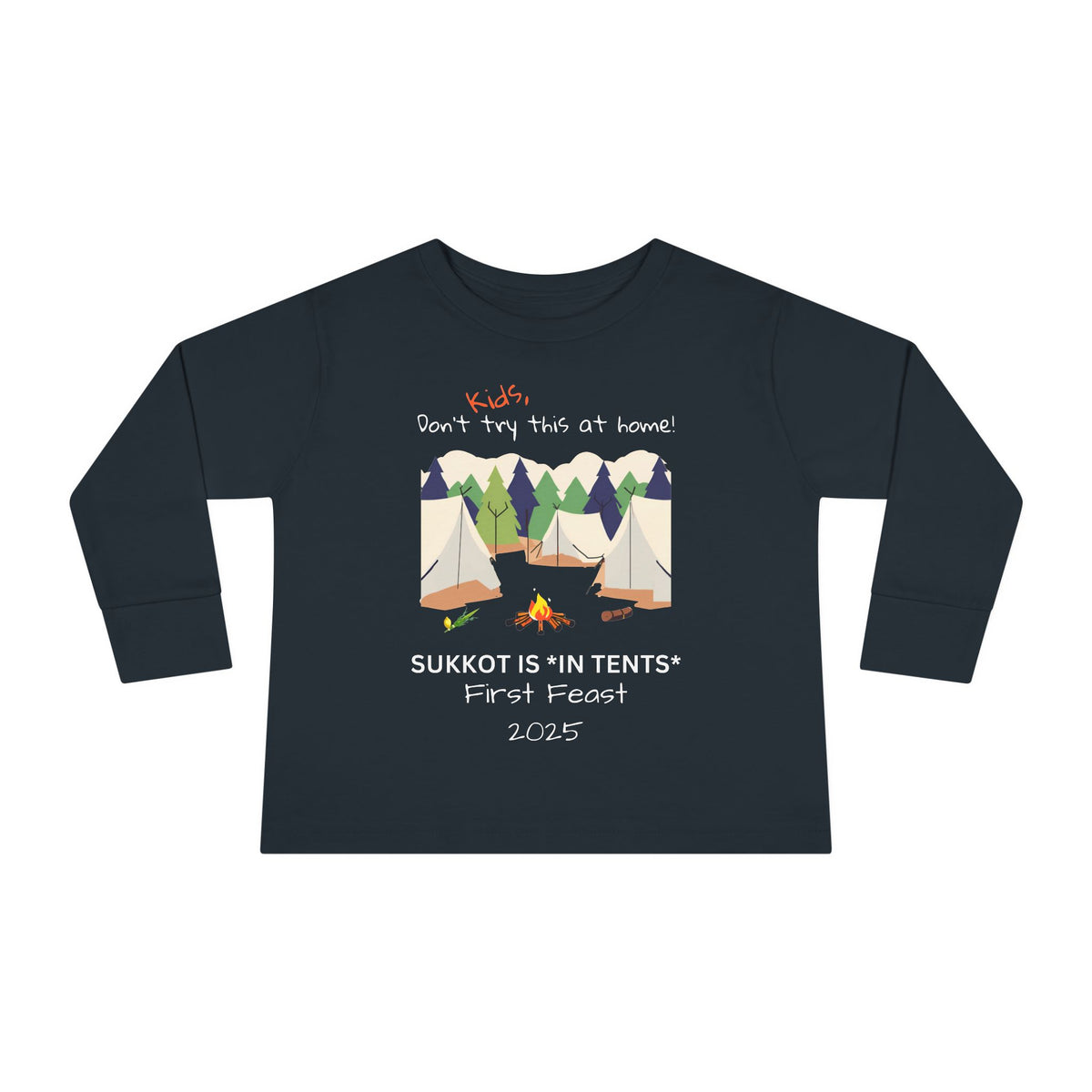 Personalized Sukkot- Toddler Long Sleeve Tee