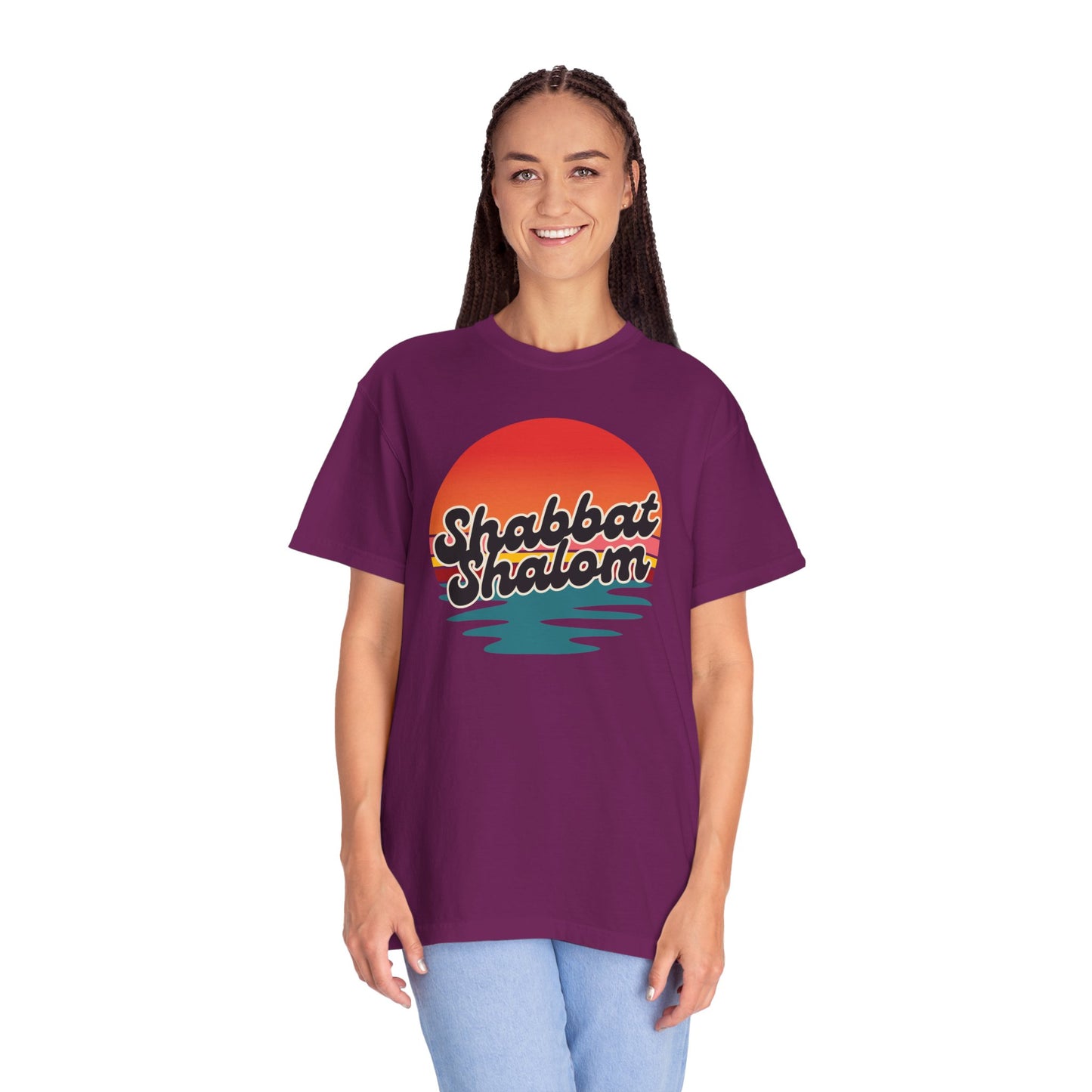 Sunset Shabbat Shalom T-shirt