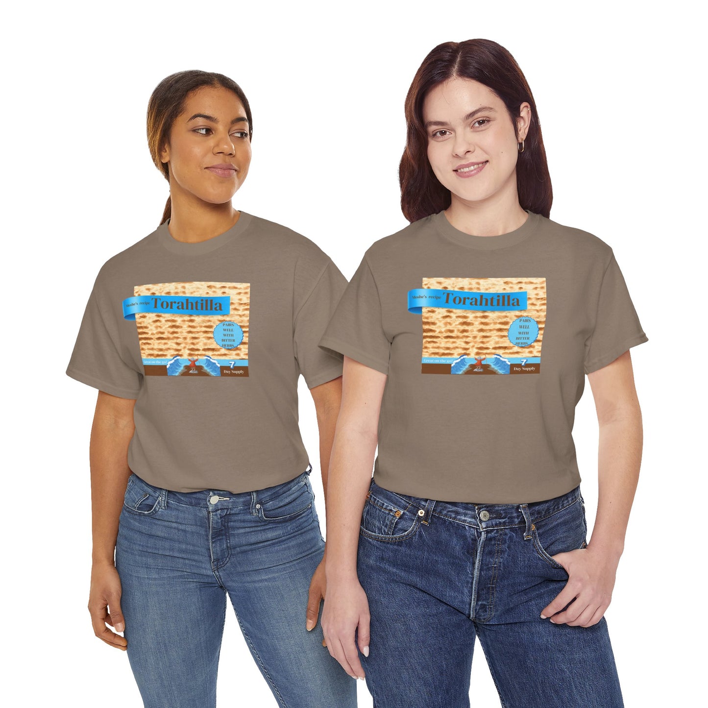 Passover Matzo Unisex Tee - Moshe's Recipe Torahtillas Cotton Funny Shirt
