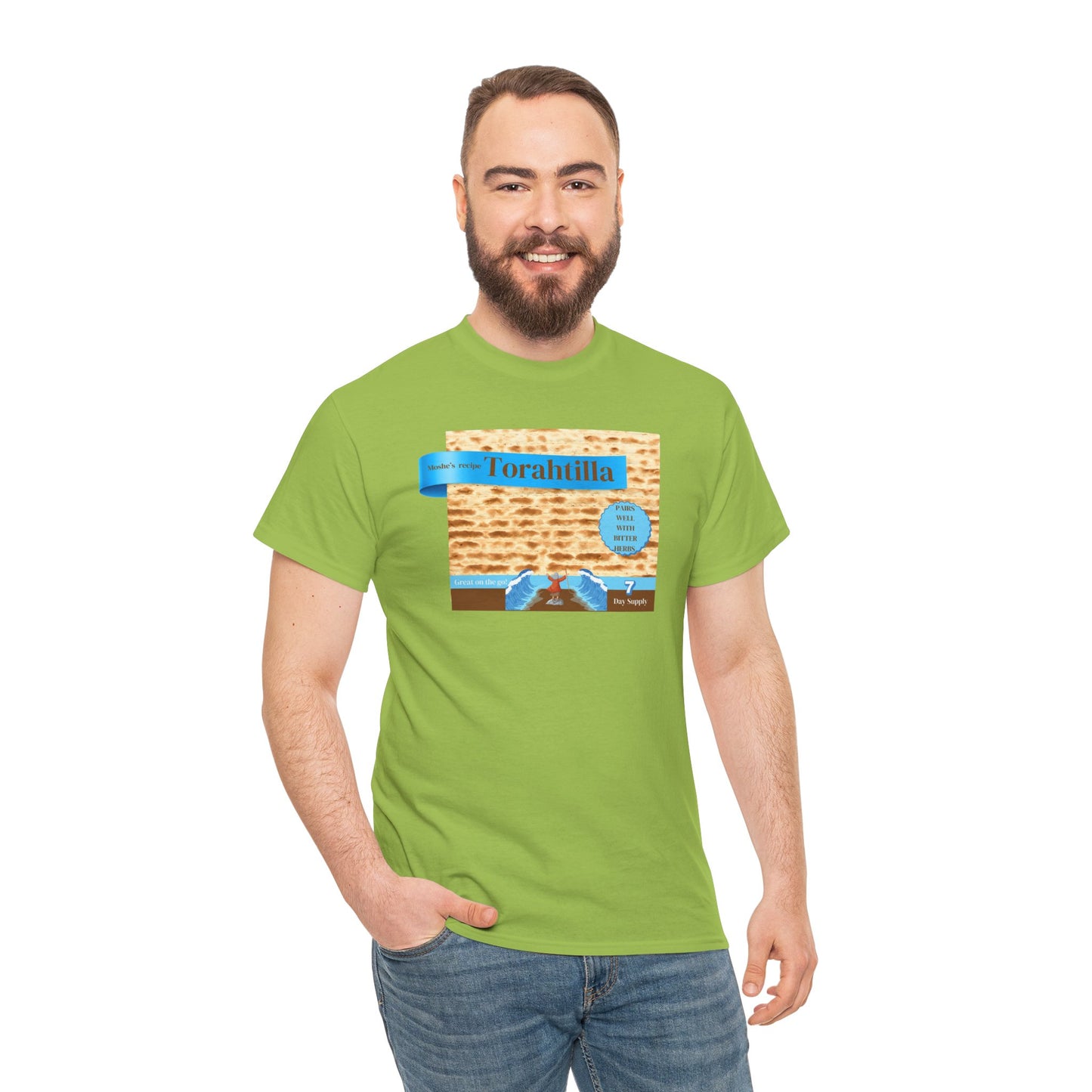Passover Matzo Unisex Tee - Moshe's Recipe Torahtillas Cotton Funny Shirt