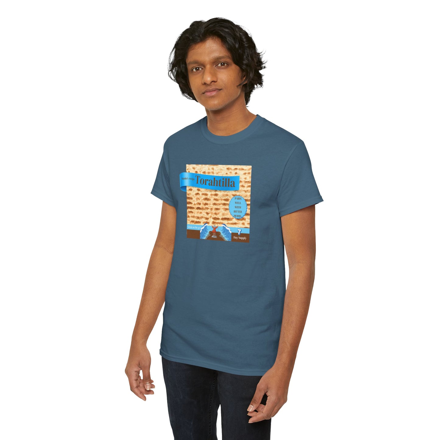 Passover Matzo Unisex Tee - Moshe's Recipe Torahtillas Cotton Funny Shirt