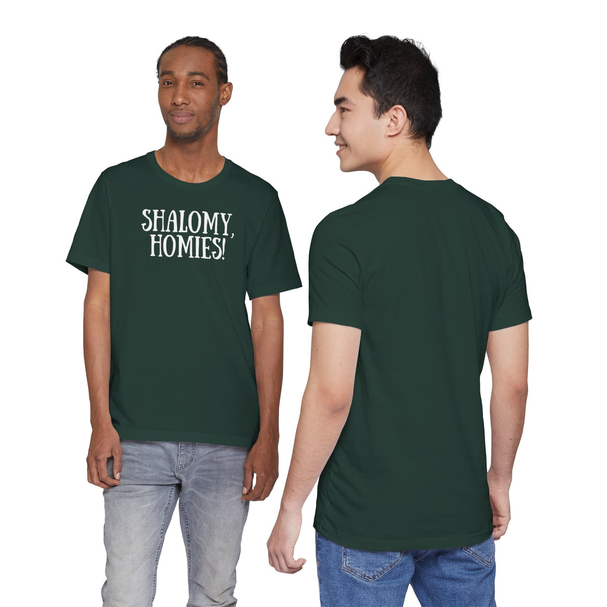 Shalomy Homies Tee - Funny Torah Obervant Greeting T-Shirt (Canada)