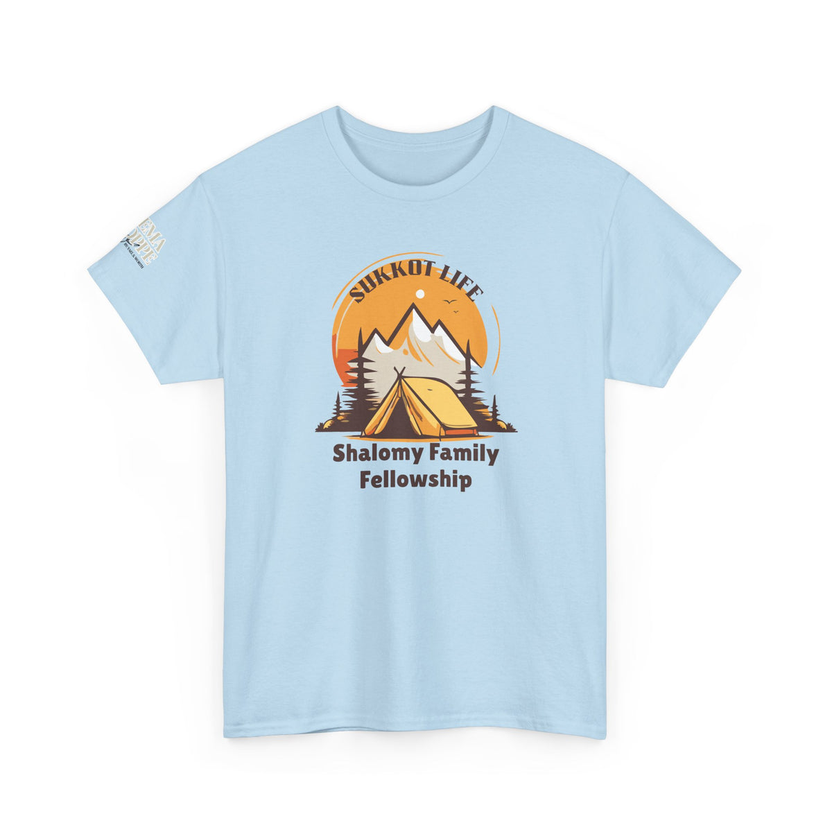 Sukkot Life Tee - Camping Biblical Feast Fellowship Shirt