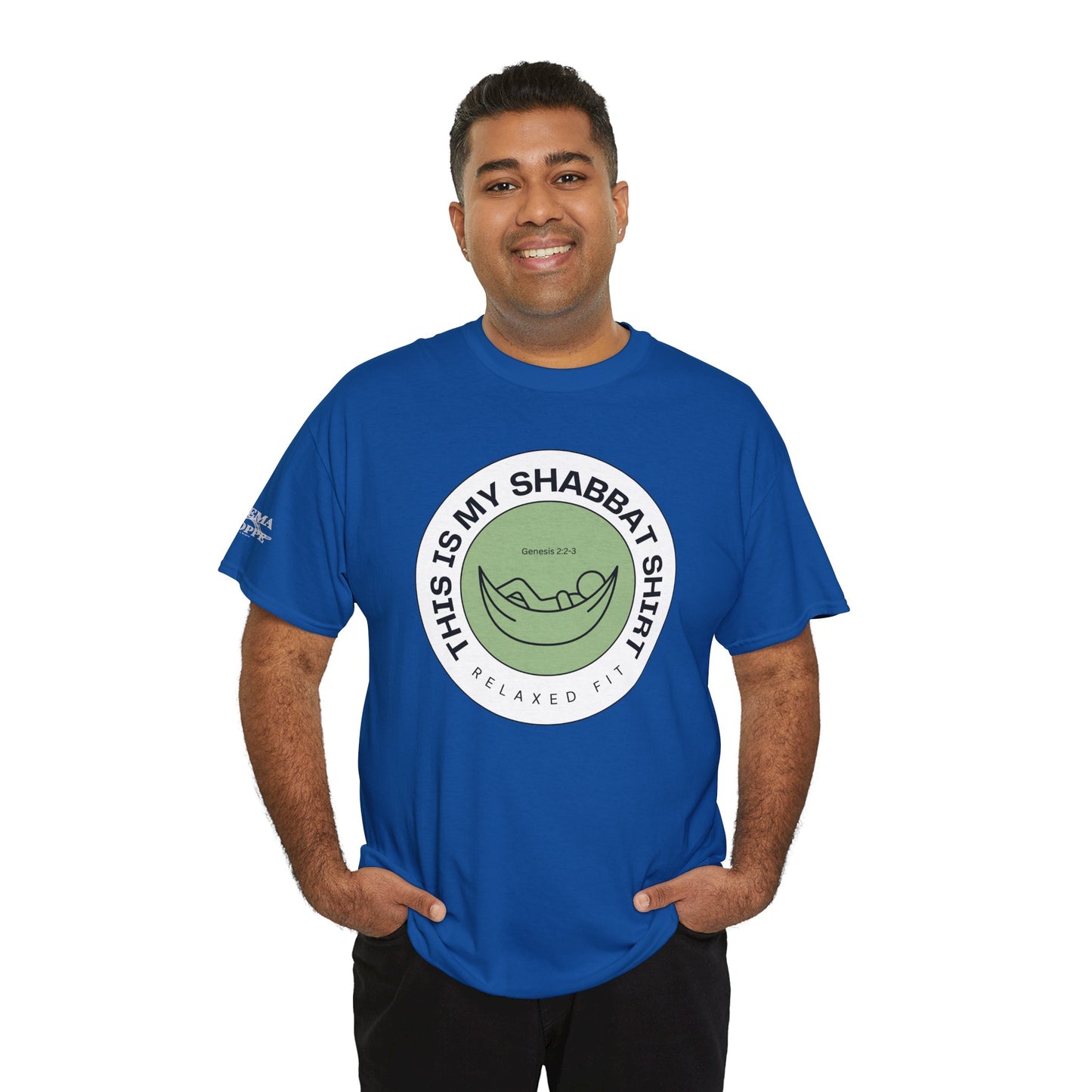 This Is My Shabbat Shirt — Chilling Out Is a Commandment Hammock Sabbath Cotton Tee