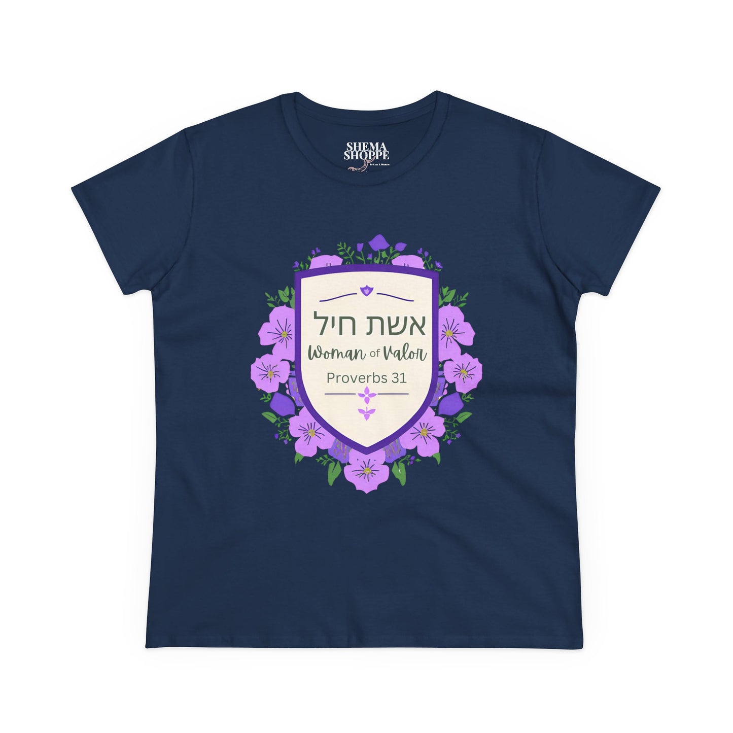 Woman of Valor Women's Midweight Cotton Tee