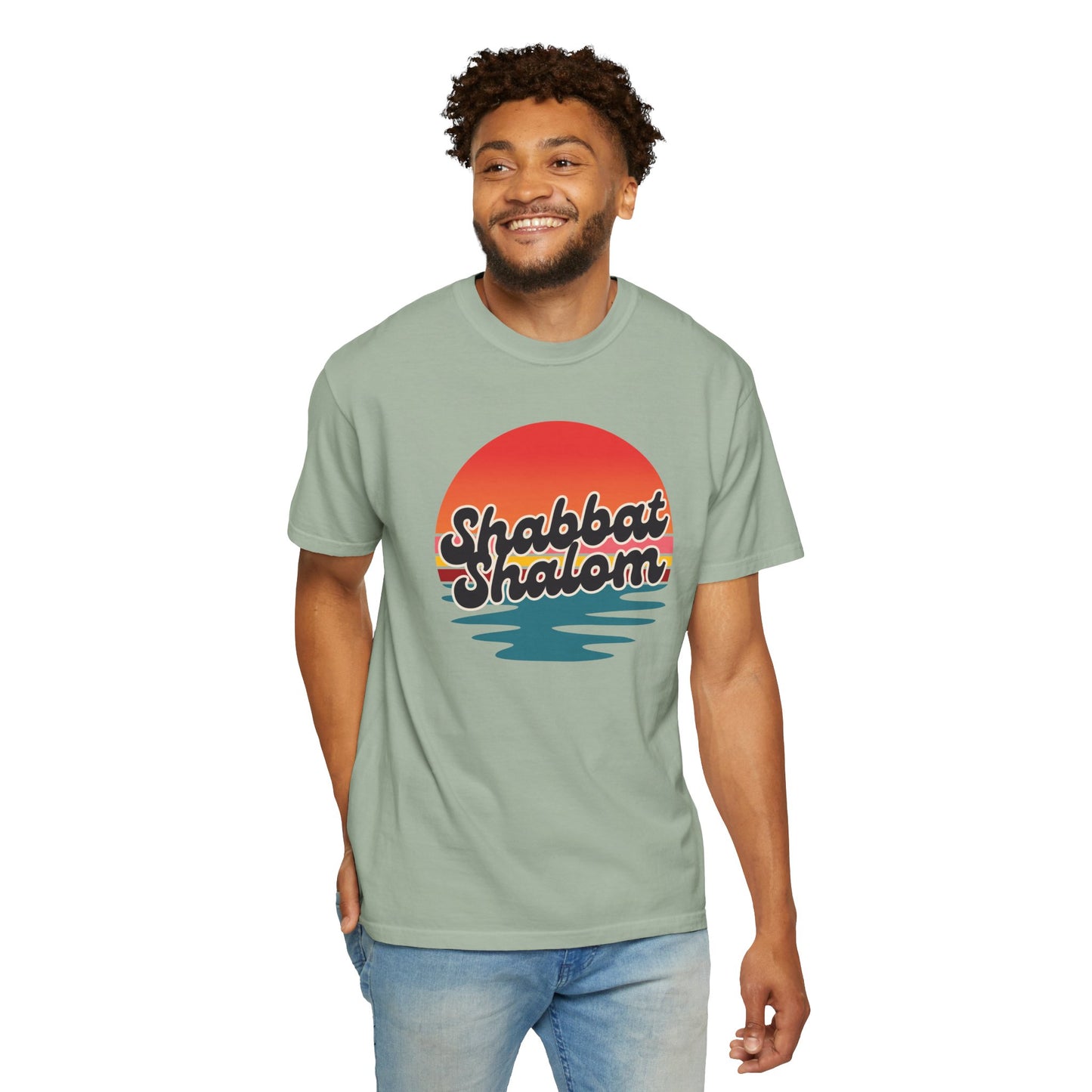 Sunset Shabbat Shalom T-shirt