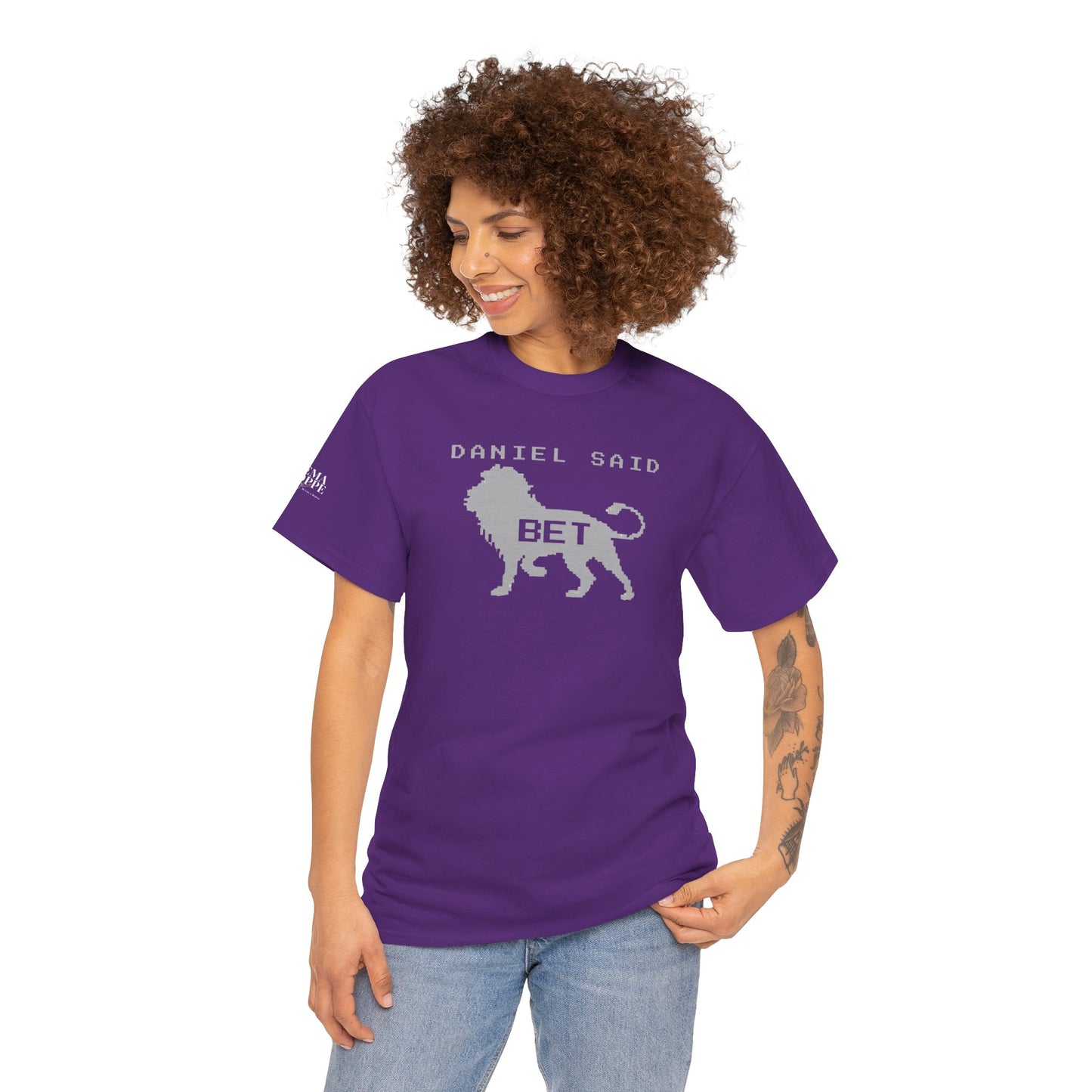 'Daniel Said Bet' Graphic Lion Tee Hebrew Hahas