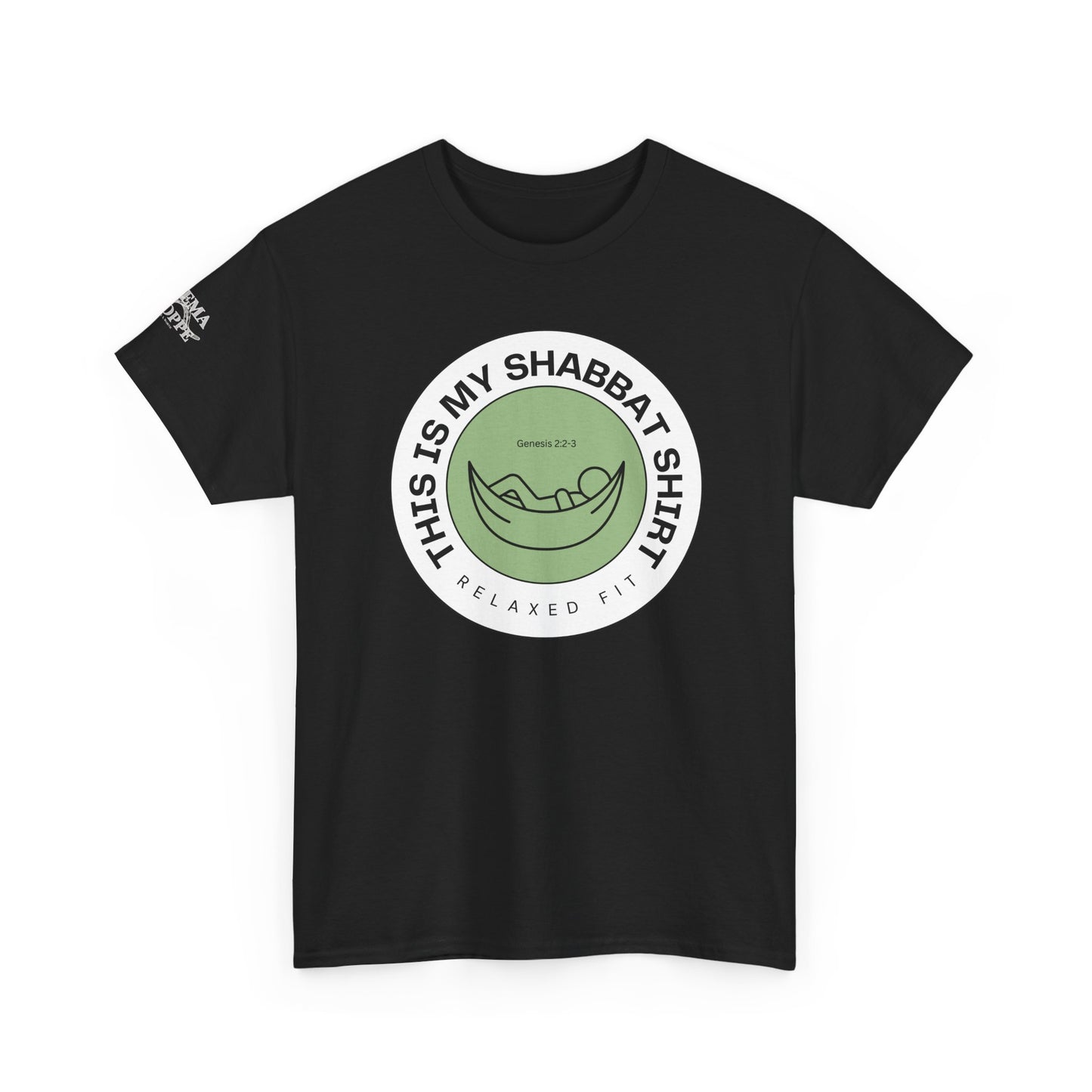 This Is My Shabbat Shirt — Chilling Out Is a Commandment Hammock Sabbath Cotton Tee