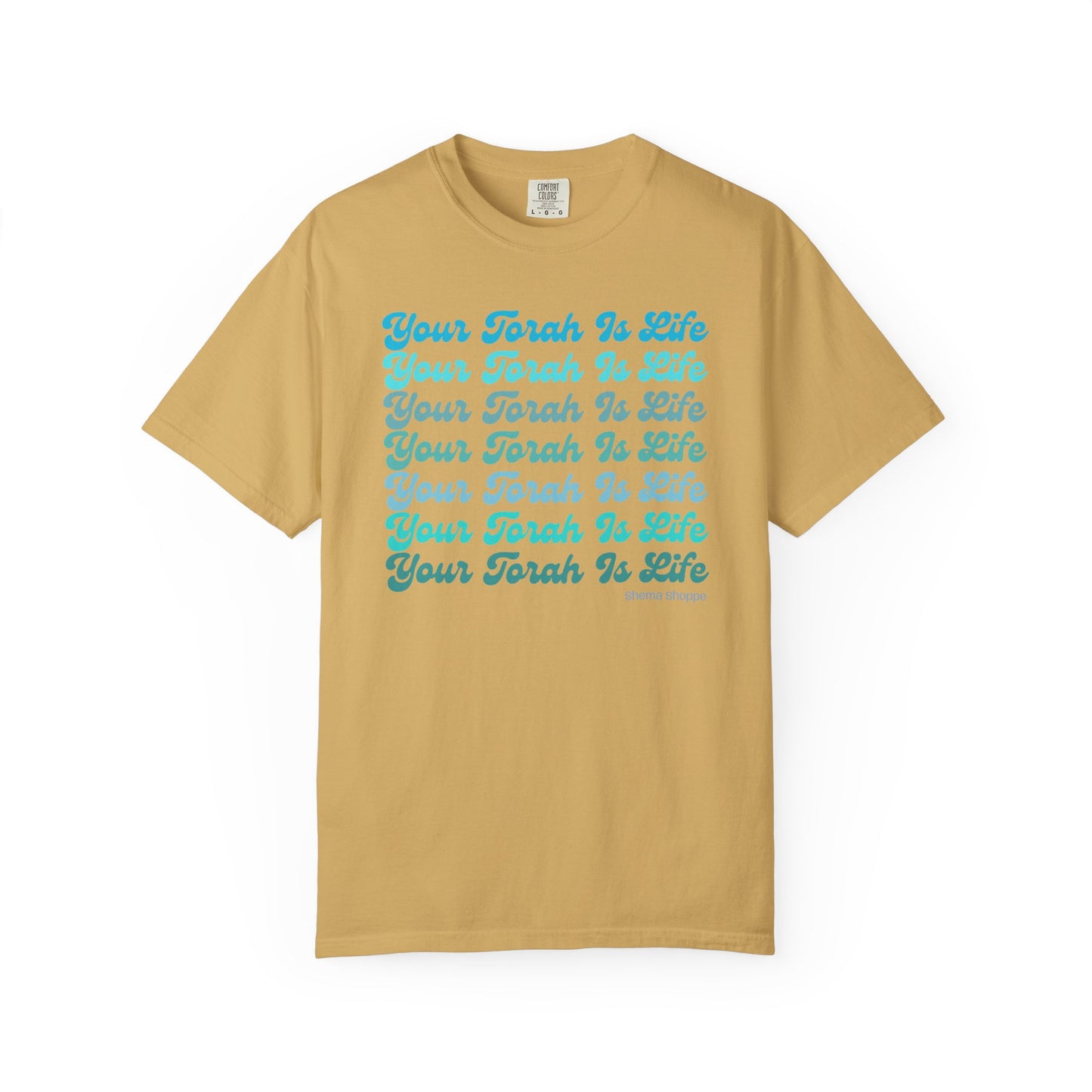 Your Torah Is Life Inspirational T-Shirt - Spiritual Gift, Faith-Based Apparel, Casual Wear, Bible Quote Shirt, Feast and Fellowship Tee