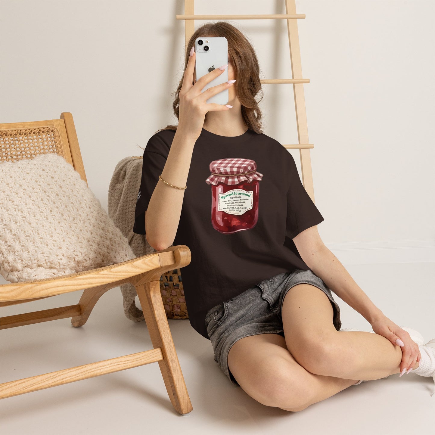 Fruit Of The Spirit Graphic Tee — Vintage Preserves "Spread it Around" T‑Shirt Galations