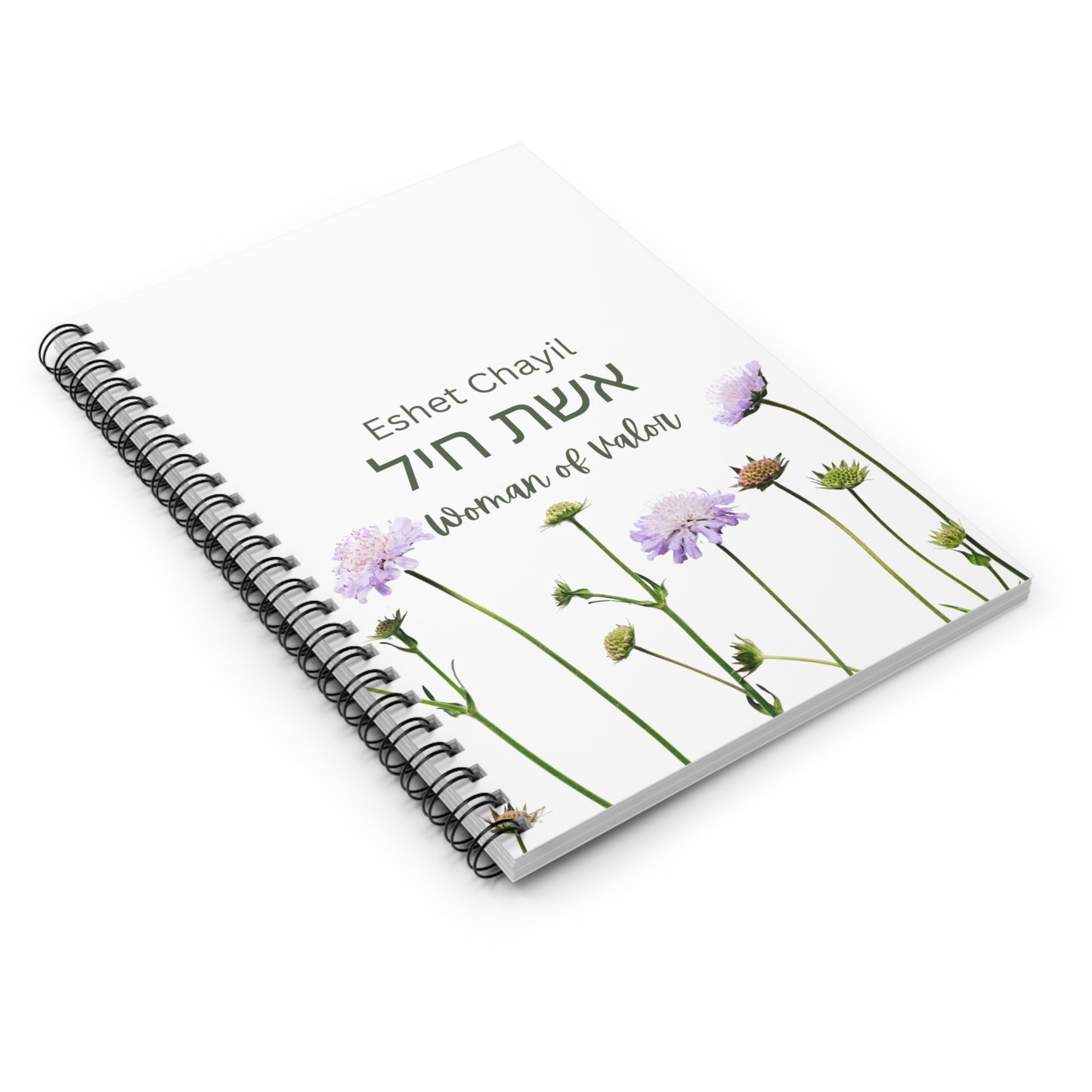Woman of Valor Spiral Notebook - Ruled Line