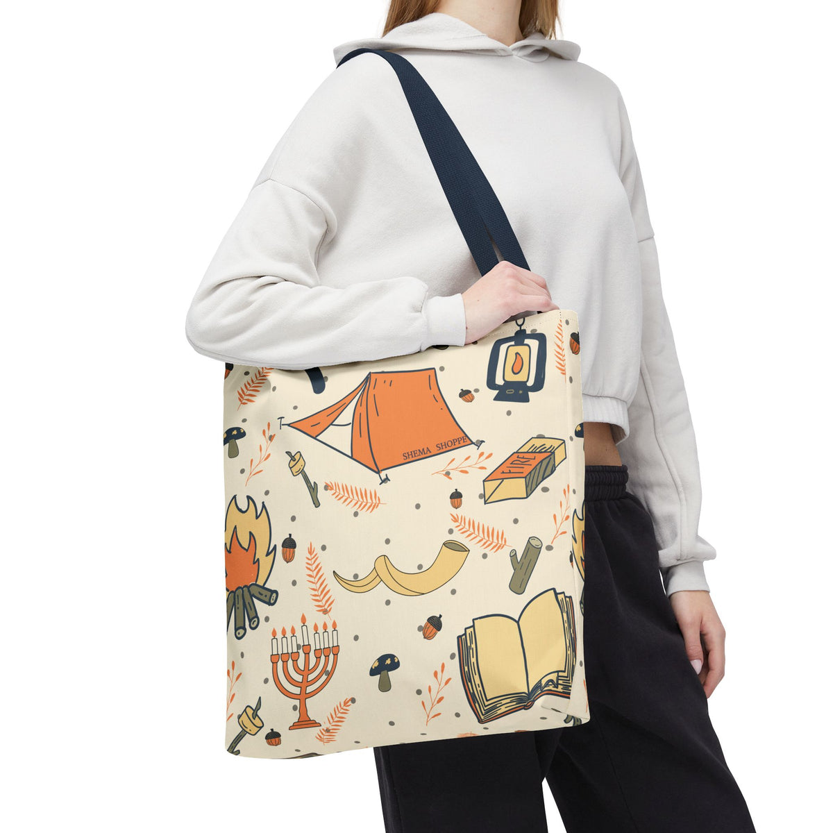 Sukkot Tents Tote Bag (AOP)