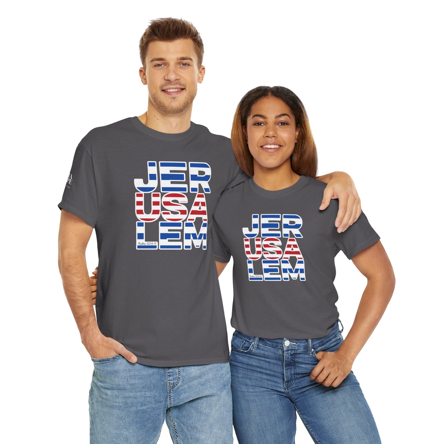 JerUSAlem Psalms 122:6-9 Unisex Tee Patriotic T-Shirt Solidarity