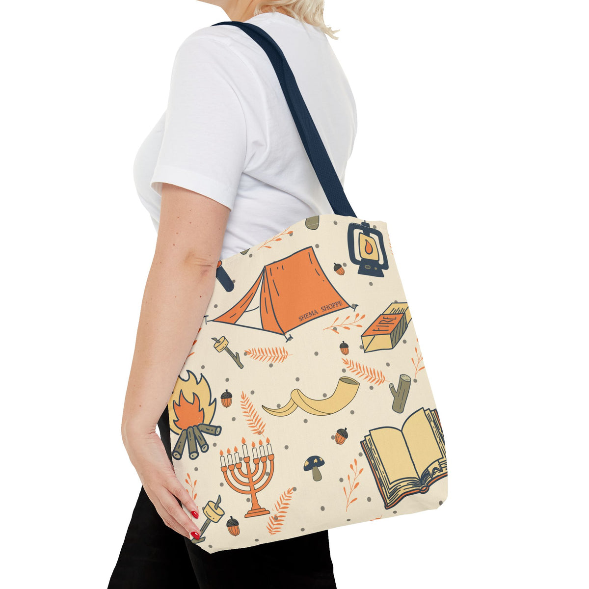 Sukkot Tents Tote Bag (AOP)