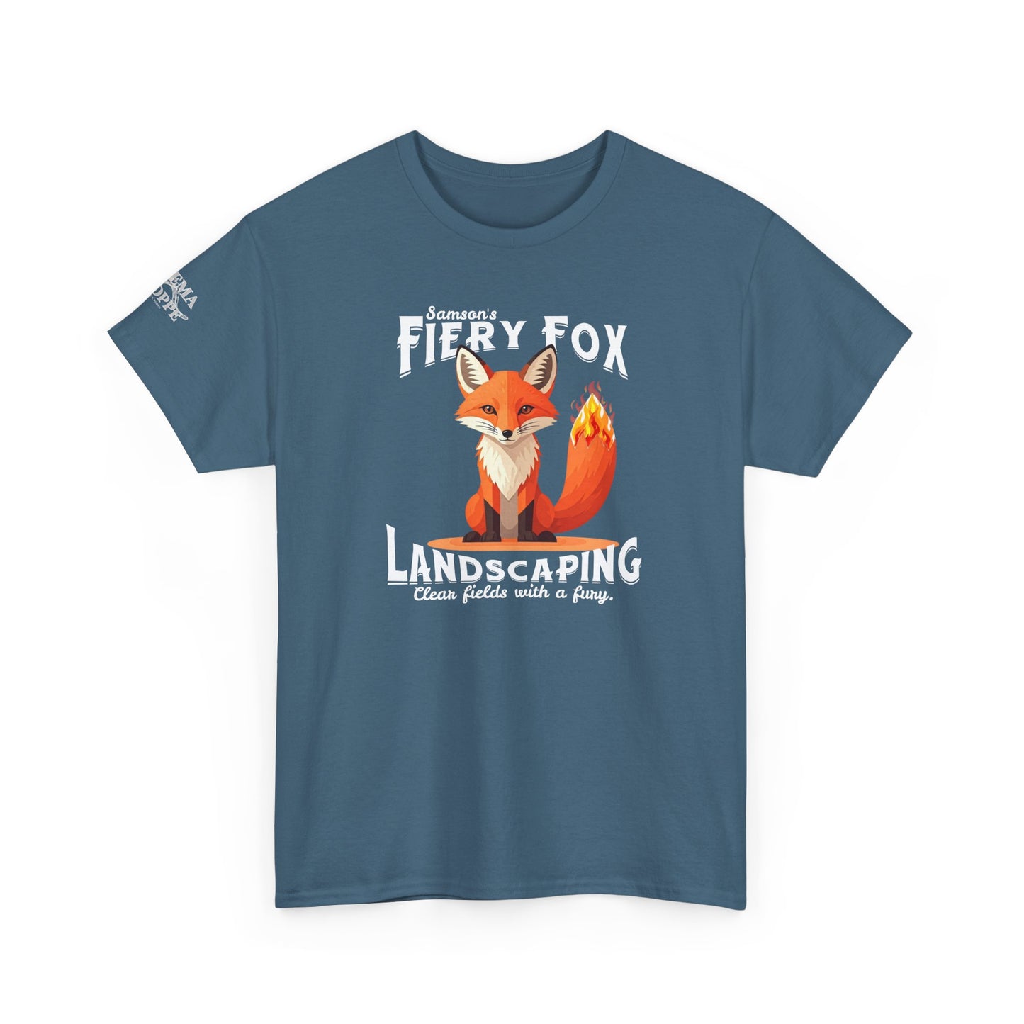 Fiery Fox Landscaping Unisex Heavy Cotton Tee - dark shades