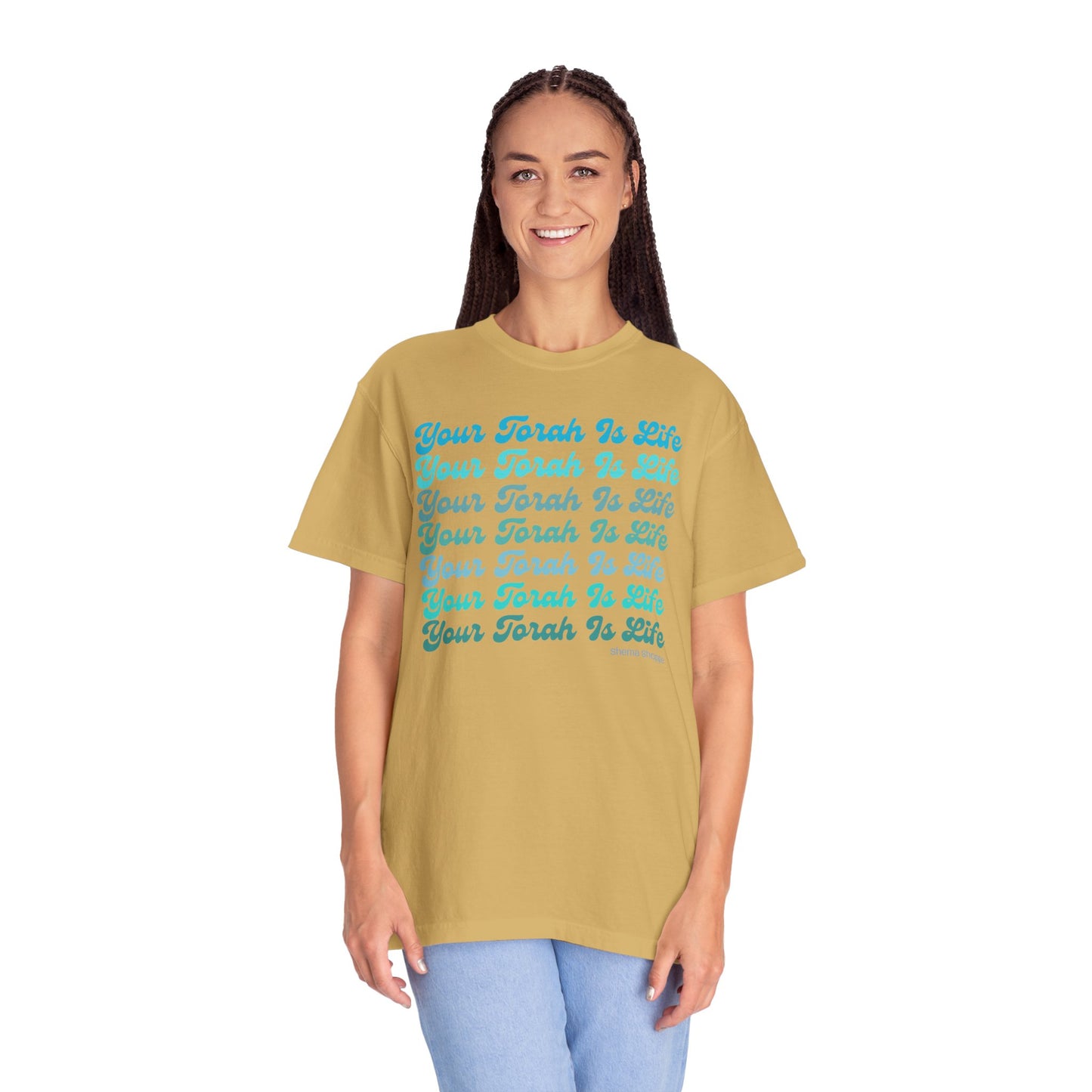 Your Torah Is Life Inspirational T-Shirt - Spiritual Gift, Faith-Based Apparel, Casual Wear, Bible Quote Shirt, Feast and Fellowship Tee