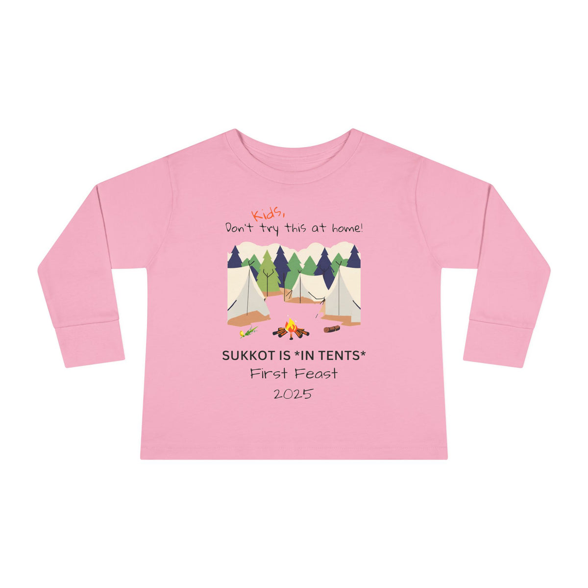 Personalized Sukkot- Toddler Long Sleeve Tee