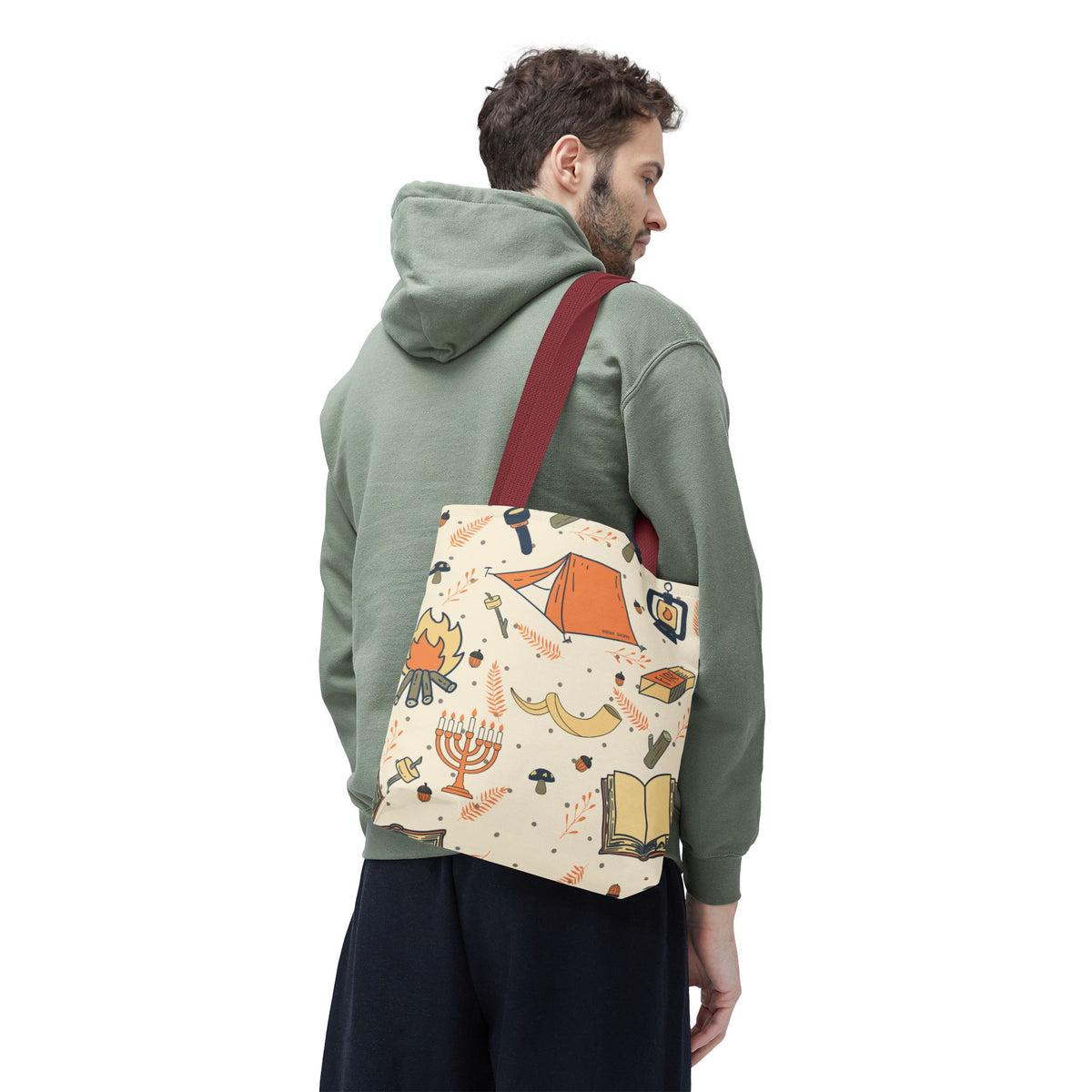 Sukkot Tents Tote Bag (AOP)