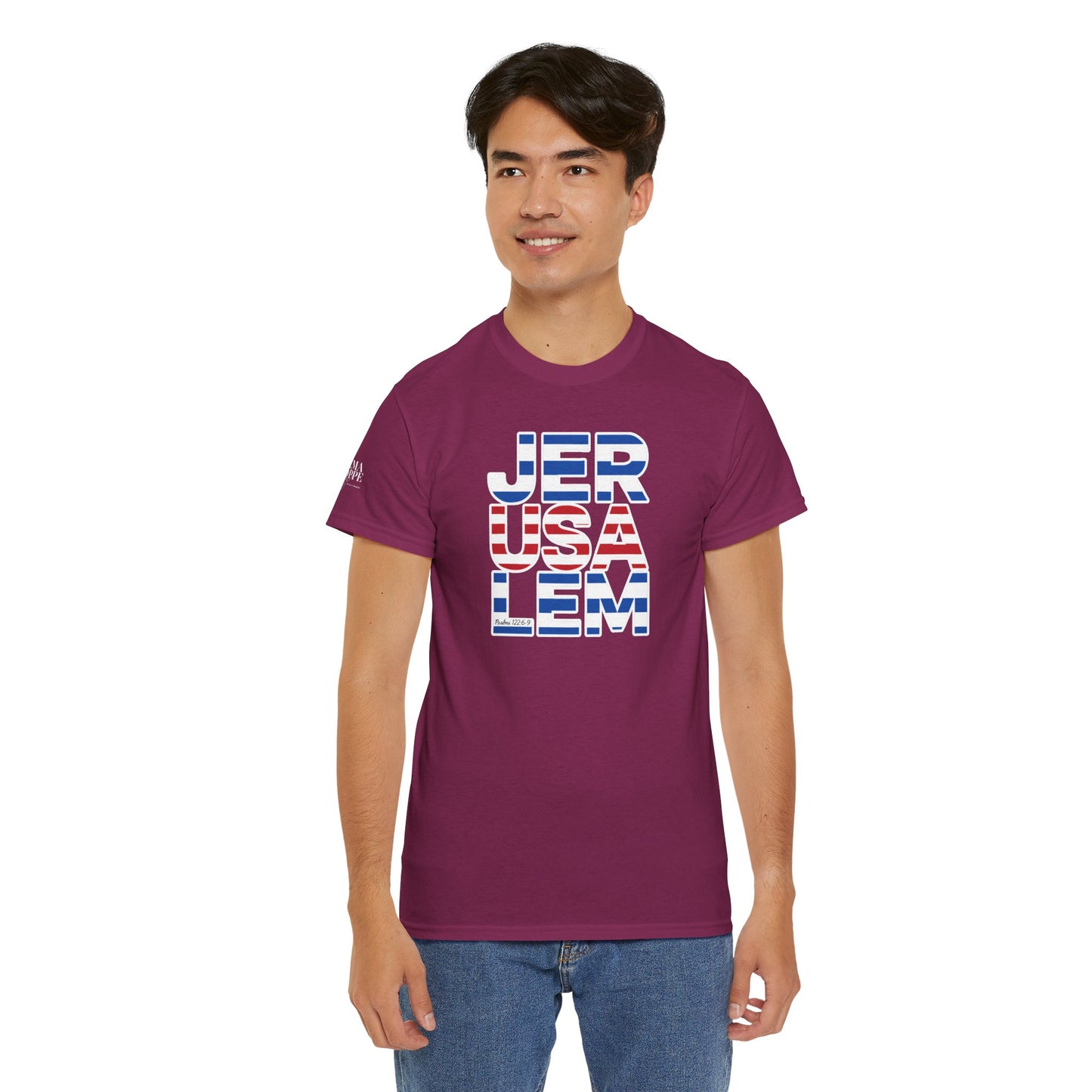 JerUSAlem Psalms 122:6-9 Unisex Tee Patriotic T-Shirt Solidarity