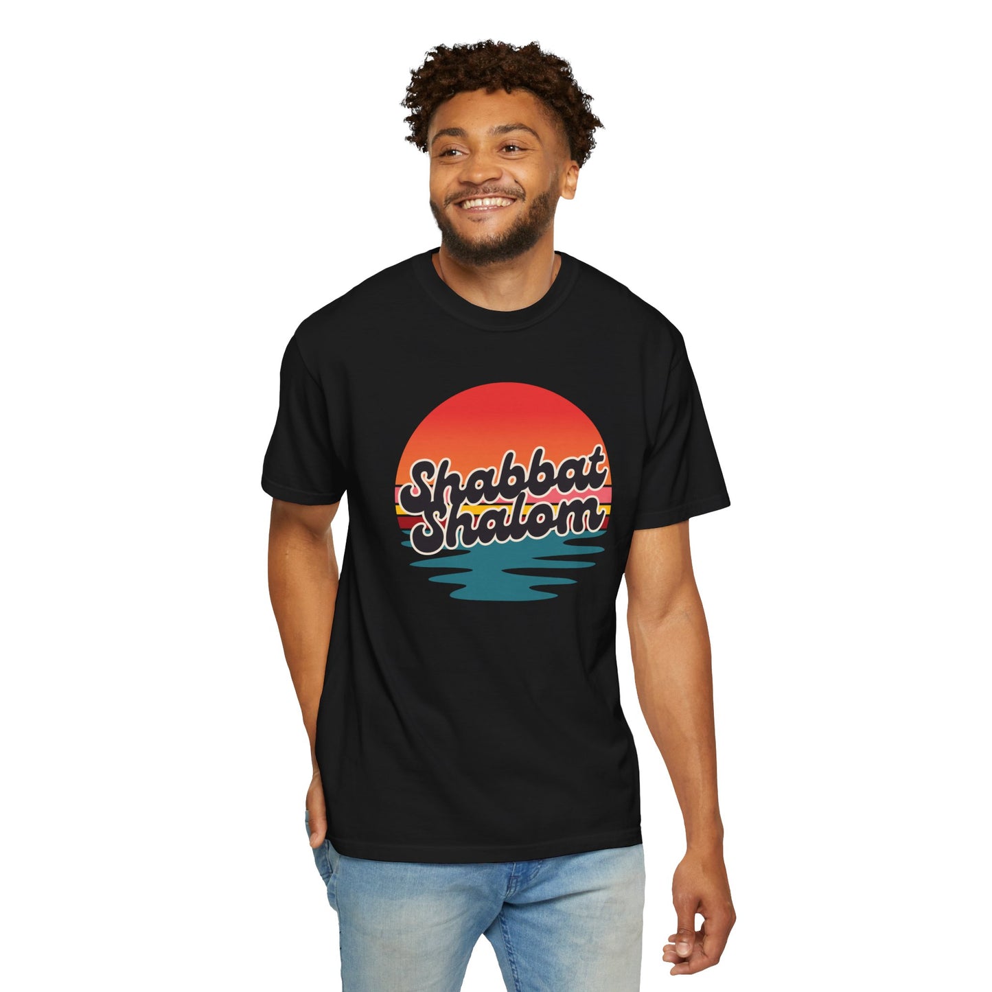 Sunset Shabbat Shalom T-shirt