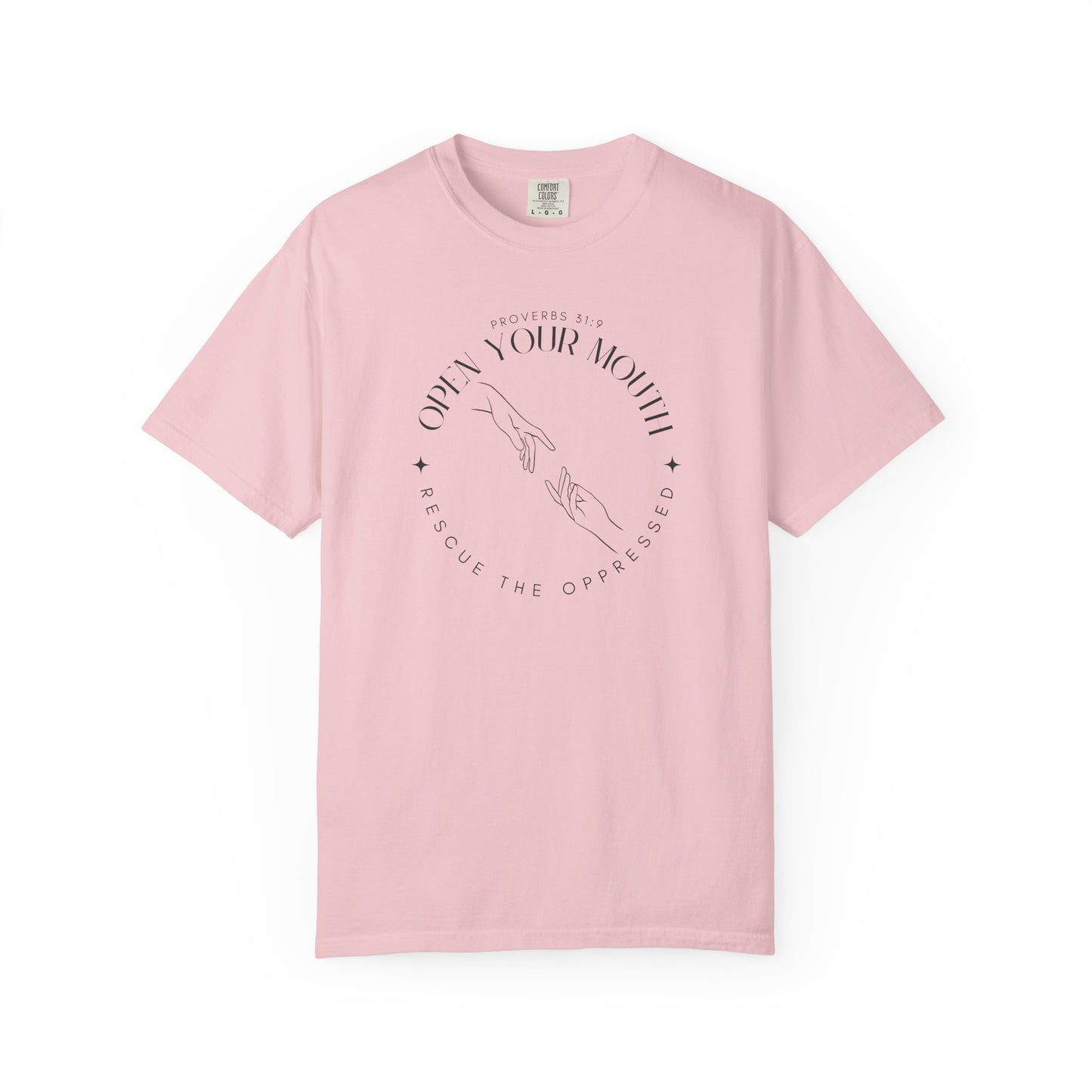 Proverbs 31:9 Unisex T-shirt - Speak Up Against Human Trafficking - 100% Cotton