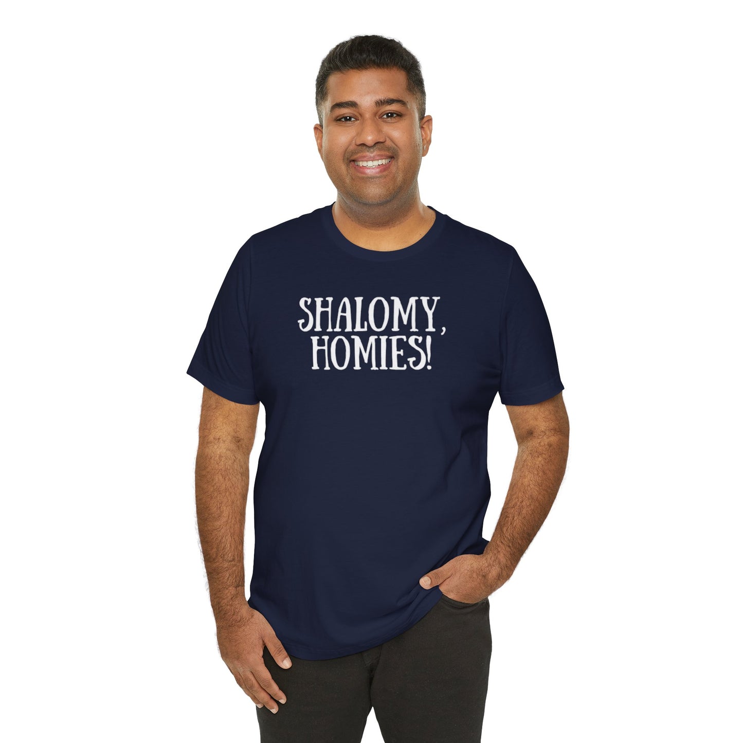Shalomy Homies Tee - Funny Torah Obervant Greeting T-Shirt (Canada)
