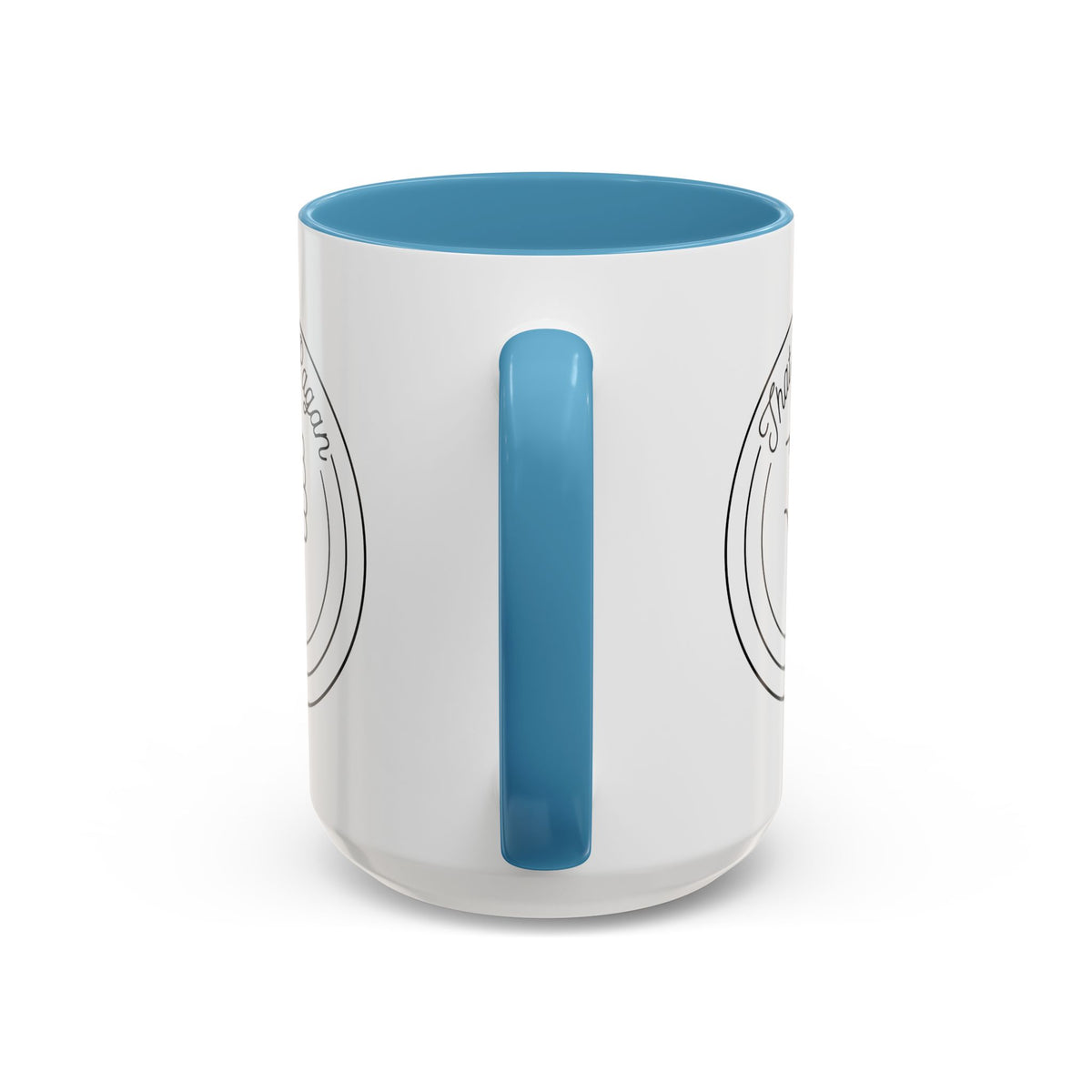 That's Pagan Thumbs Down Accent Coffee Mug