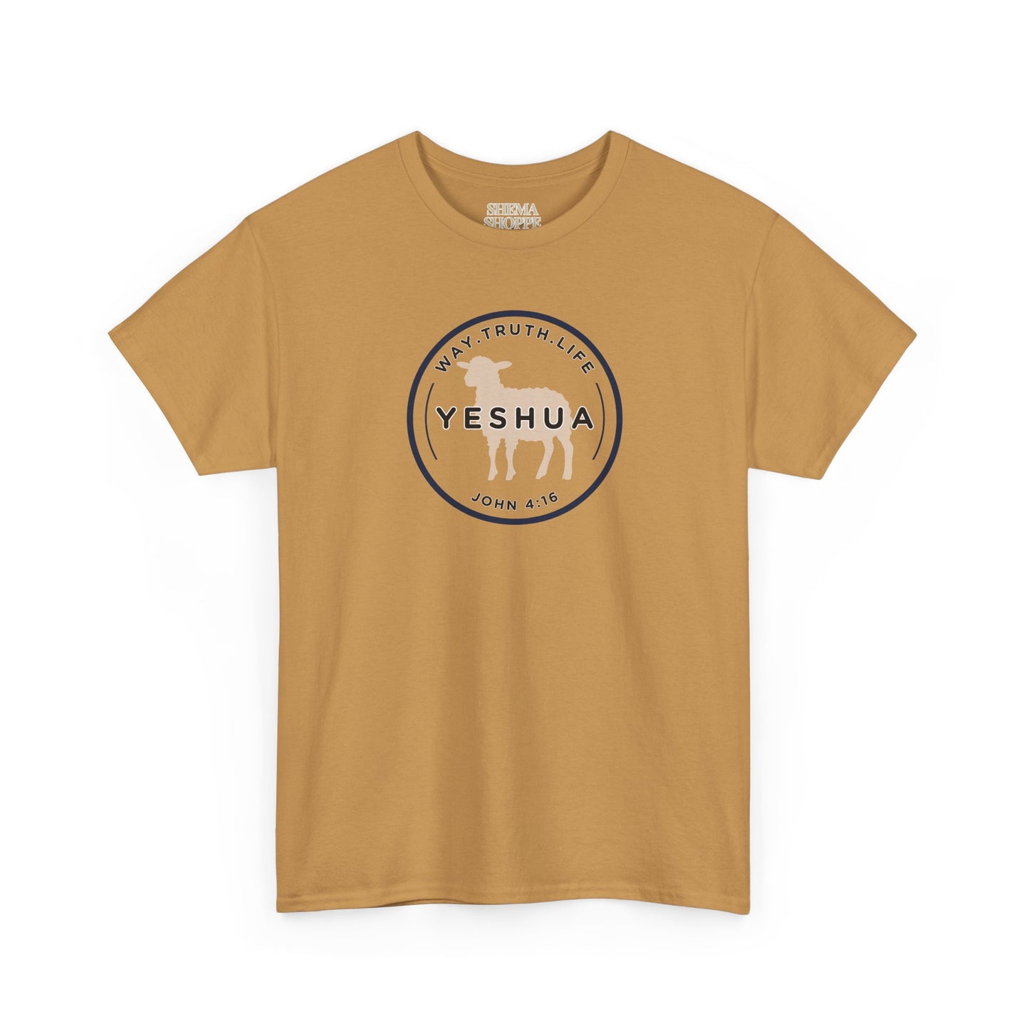 Yeshua 'Way, Truth, Life' Heavy Cotton Graphic Tee